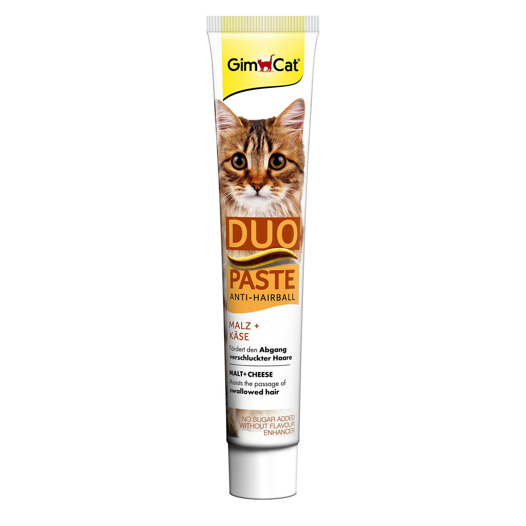 GimCat pâte duo anti-boules de poils malt et fromage, 50g