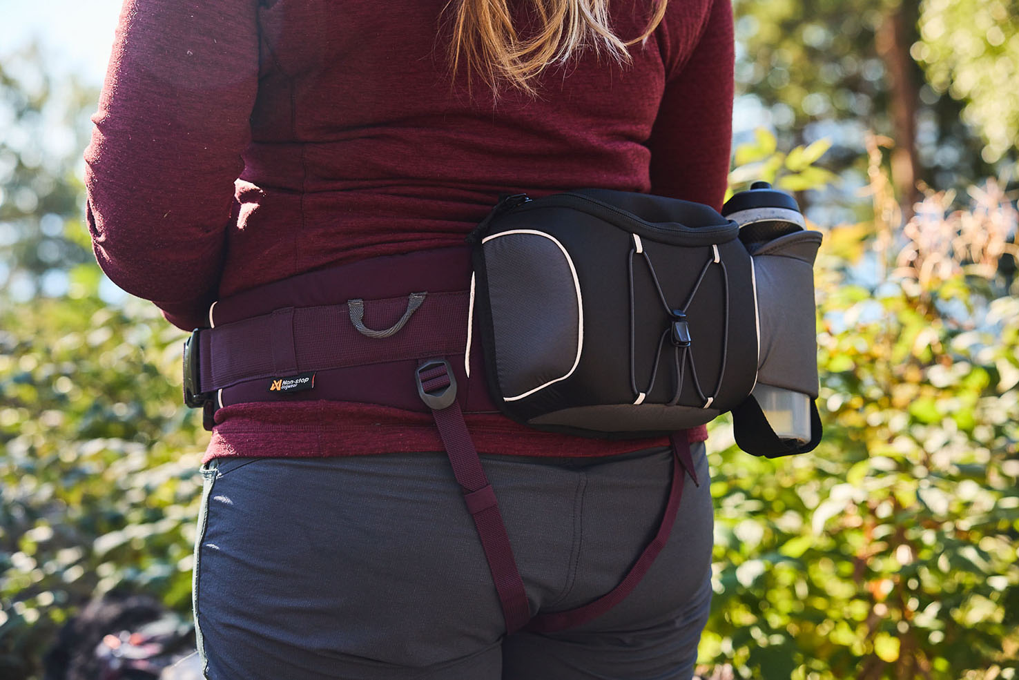 Non-stop Belt Bag - Gurt-Tasche schwarz/grau