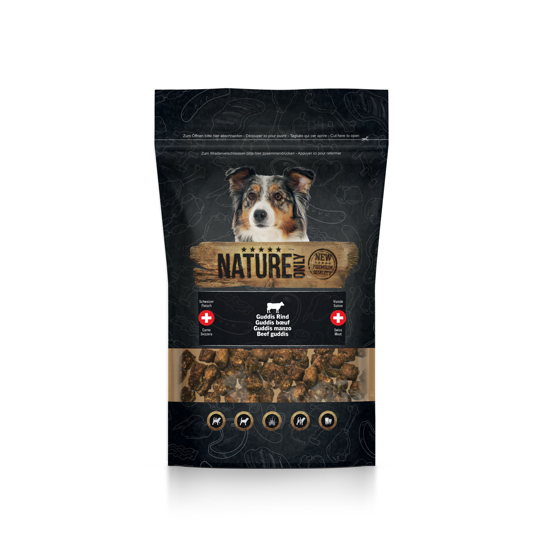 Nature Only Guddis boeuf – viande suisse, 120g