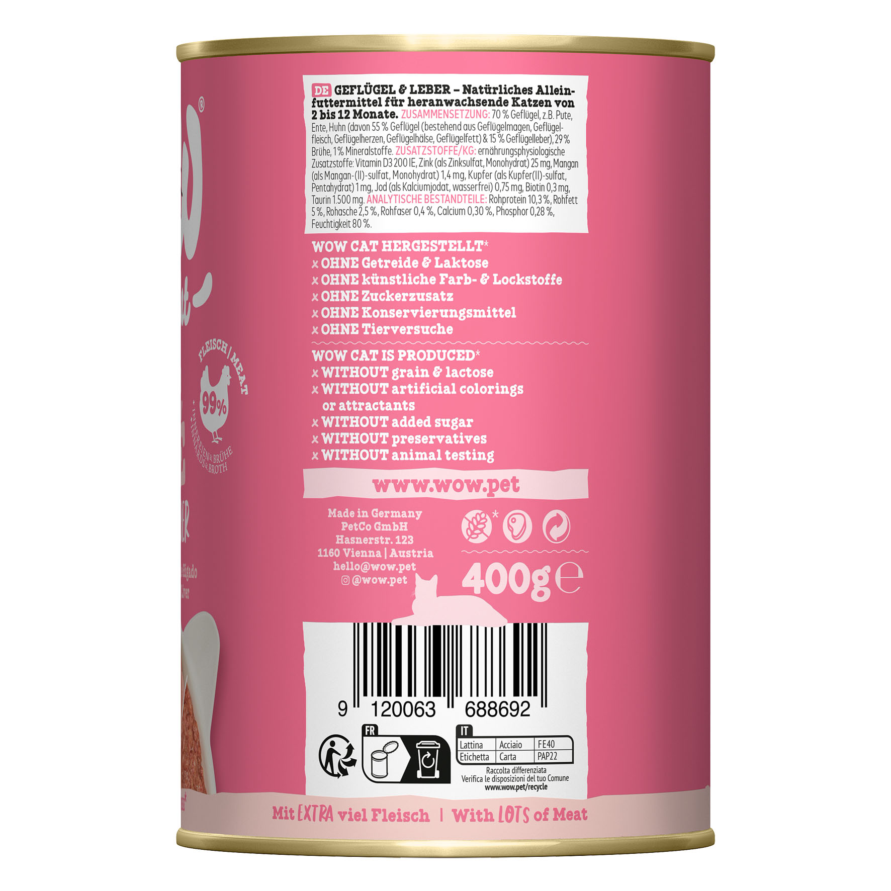 Junior Geflügel & Leber, 400g