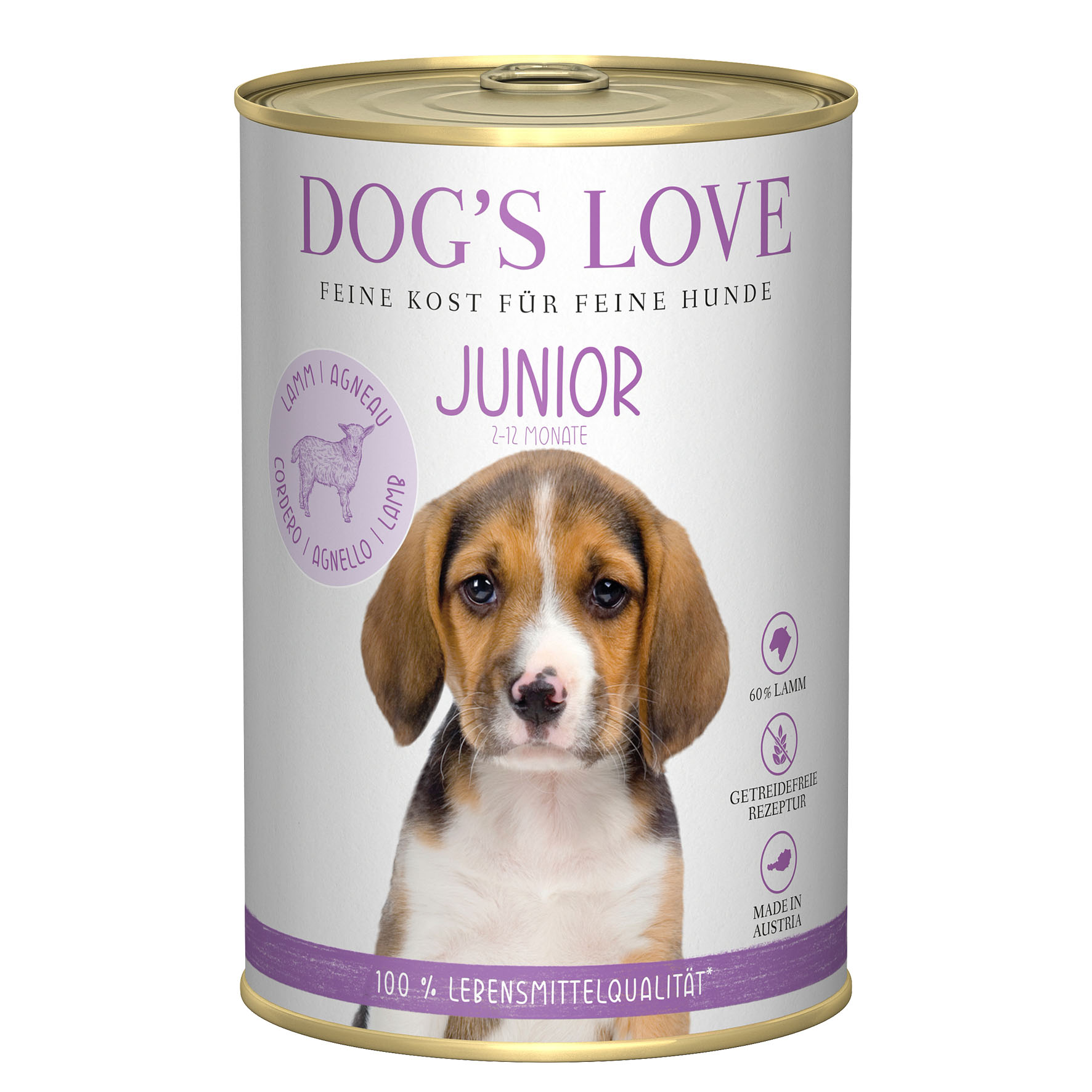 Dog‘s Love Junior Lamm, Kürbis & Kamille, 400g