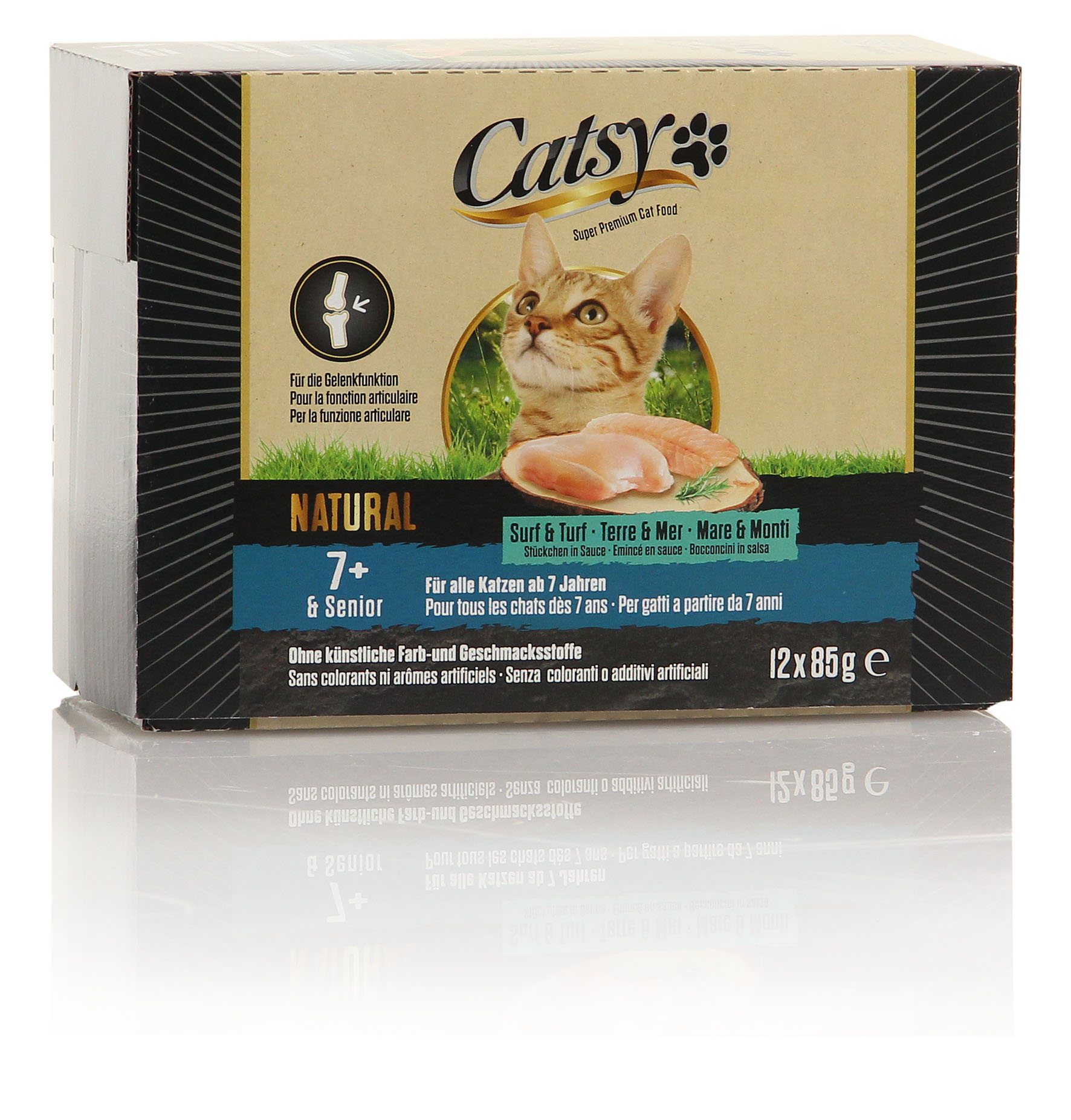 Catsy 7+ Senior Surf & Turf, 12x85g