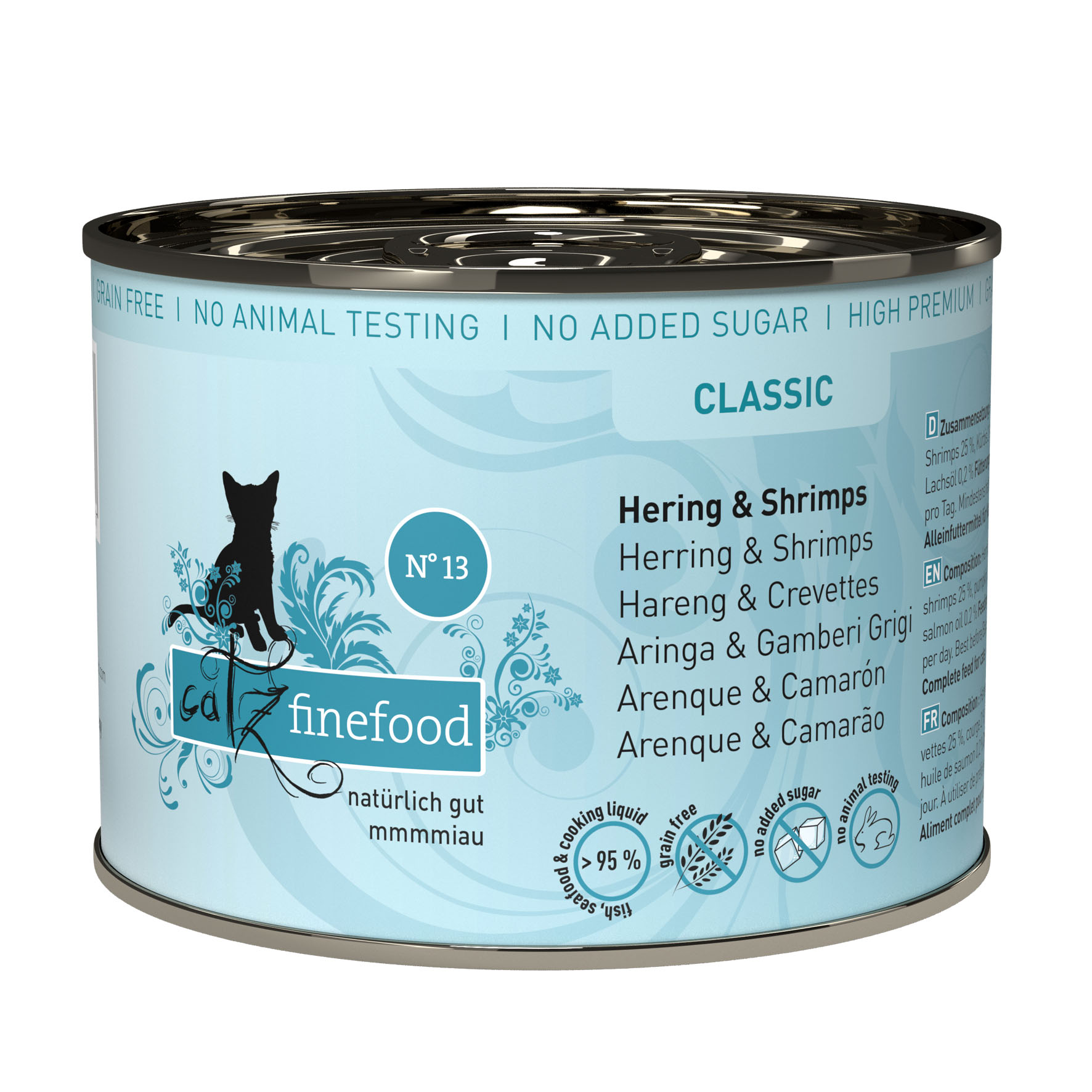Catz Finefood No. 13 mit Hering & Krabben, 200g