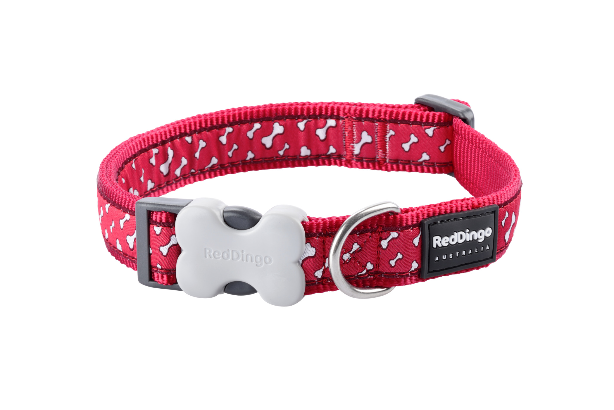 RedDingo collier Flying Bones Rouge S
