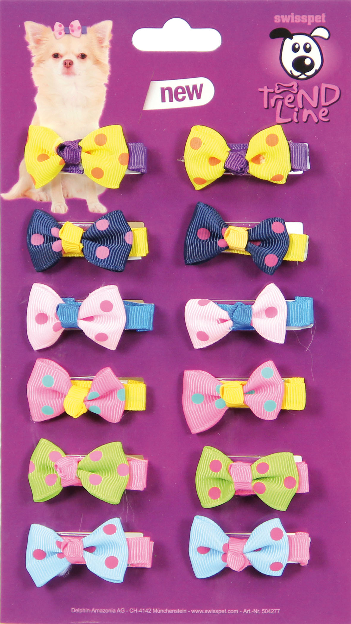 TrendLine Mini-Haarspange für Hunde