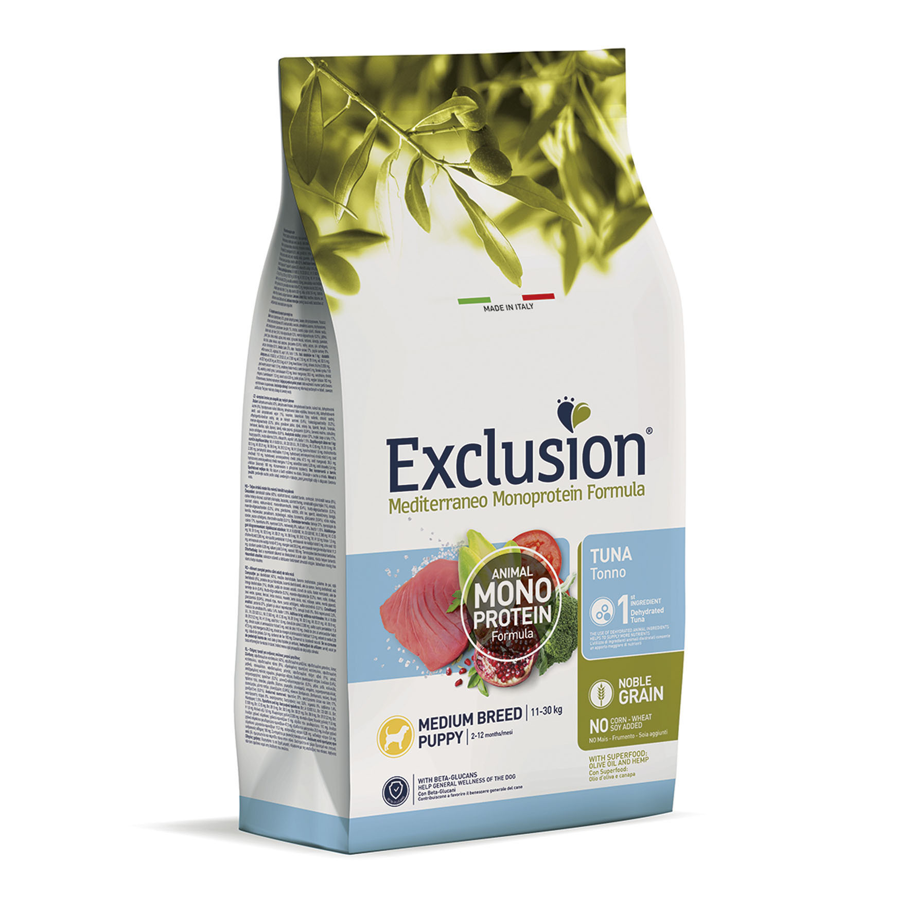 Exclusion Mediterraneo Puppy Medium, Tuna