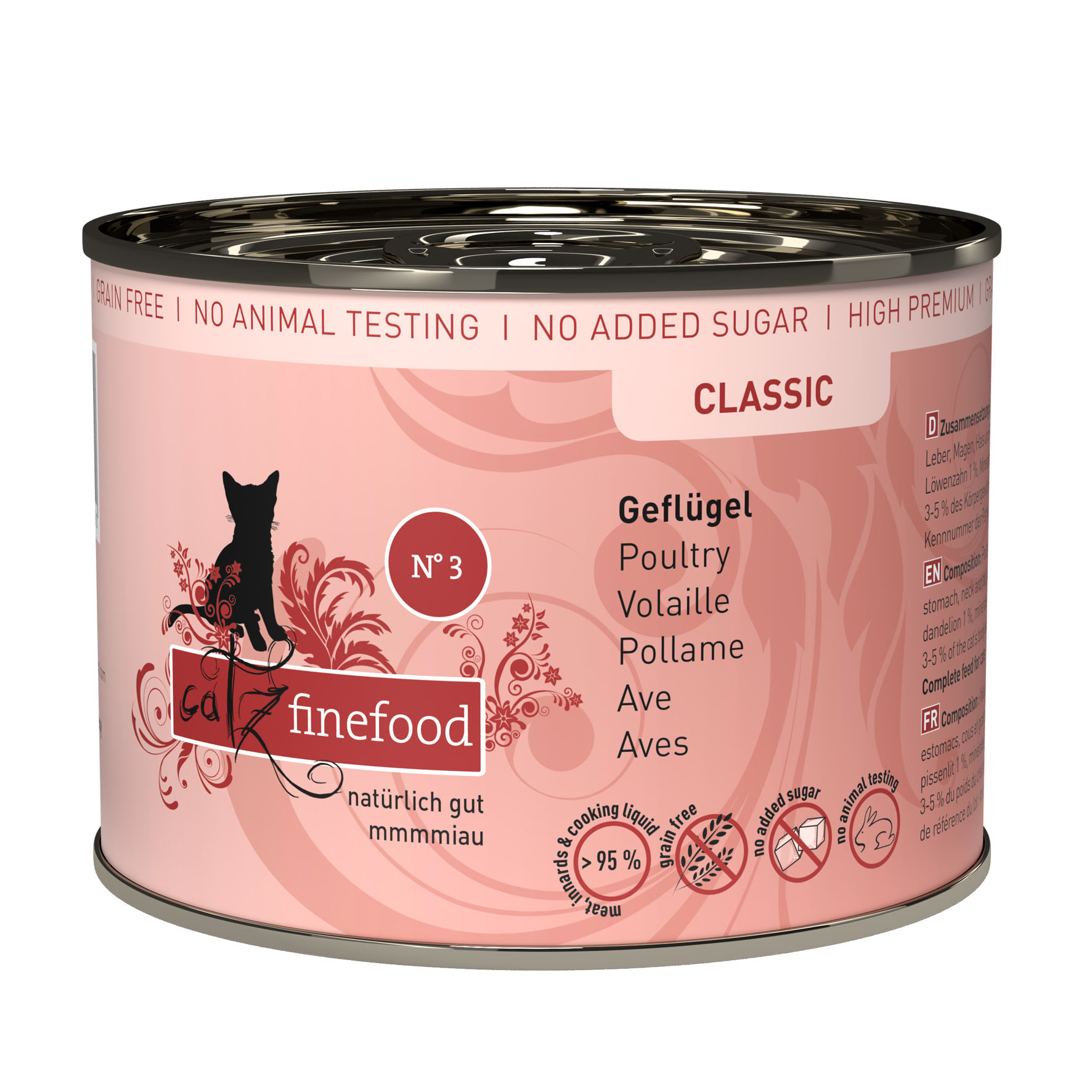 Catz Finefood No. 3 con pollame, 200g
