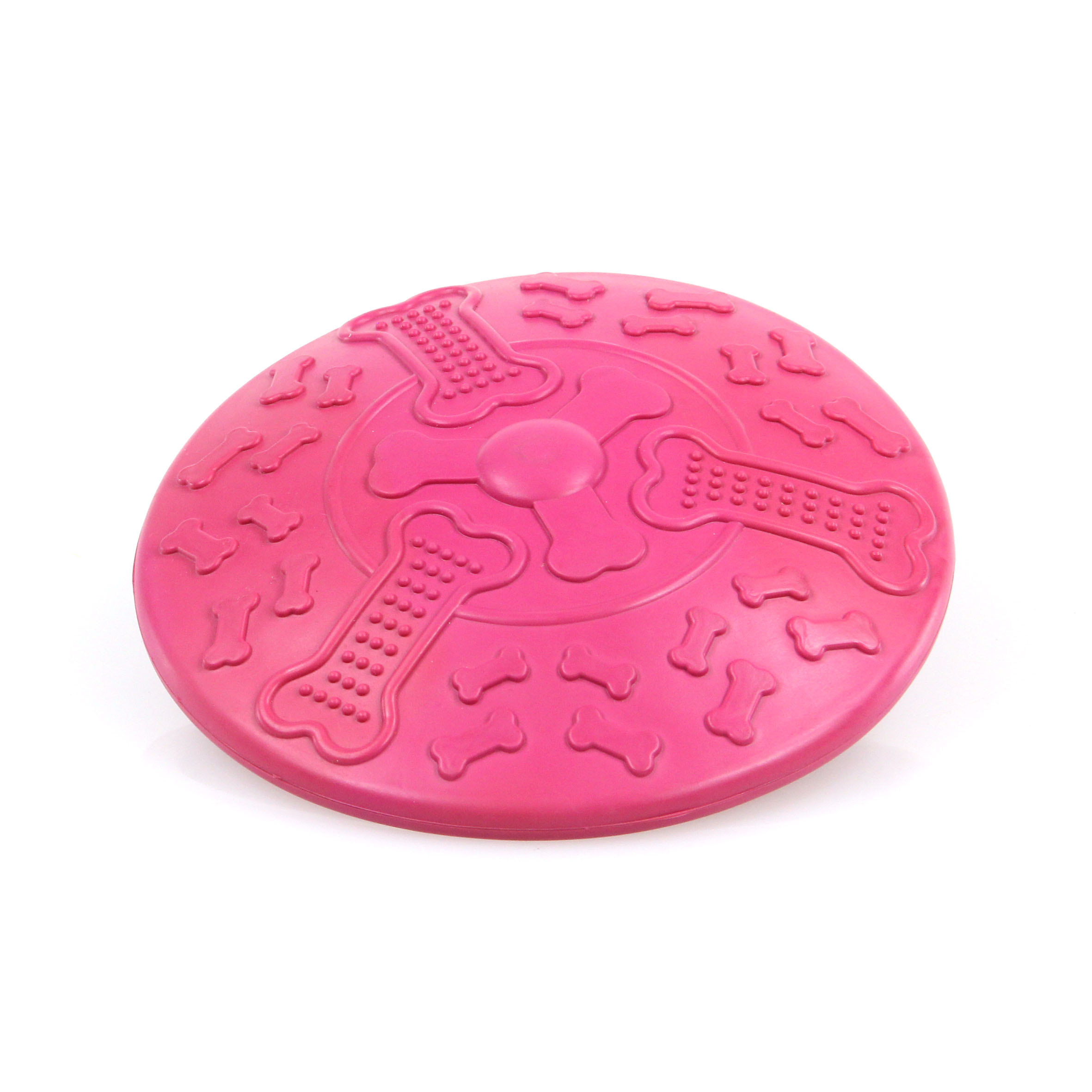swisspet Flying Disc Bone, rose vif, ø18cm