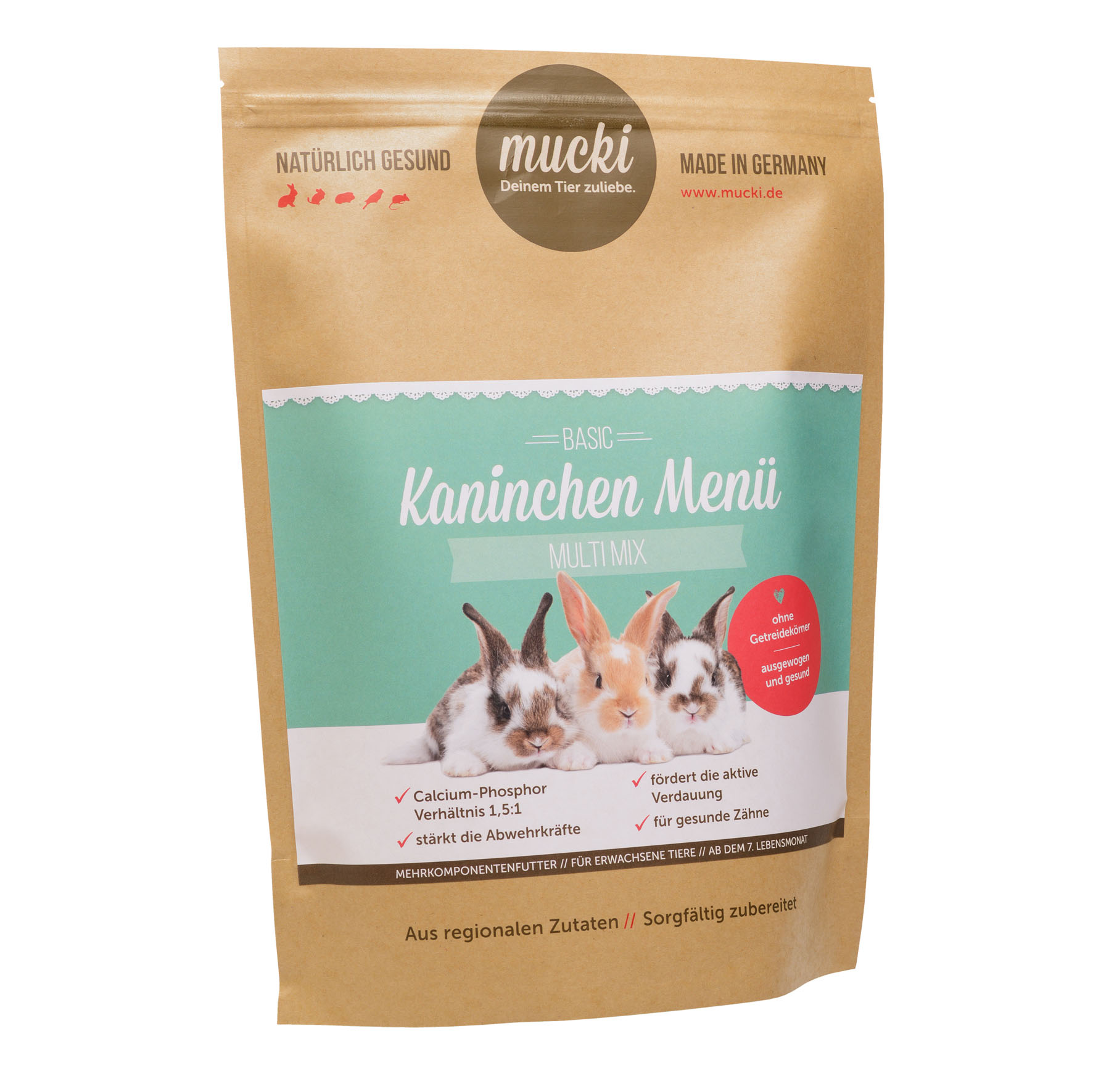 Mucki Kaninchen Menü Multimix
