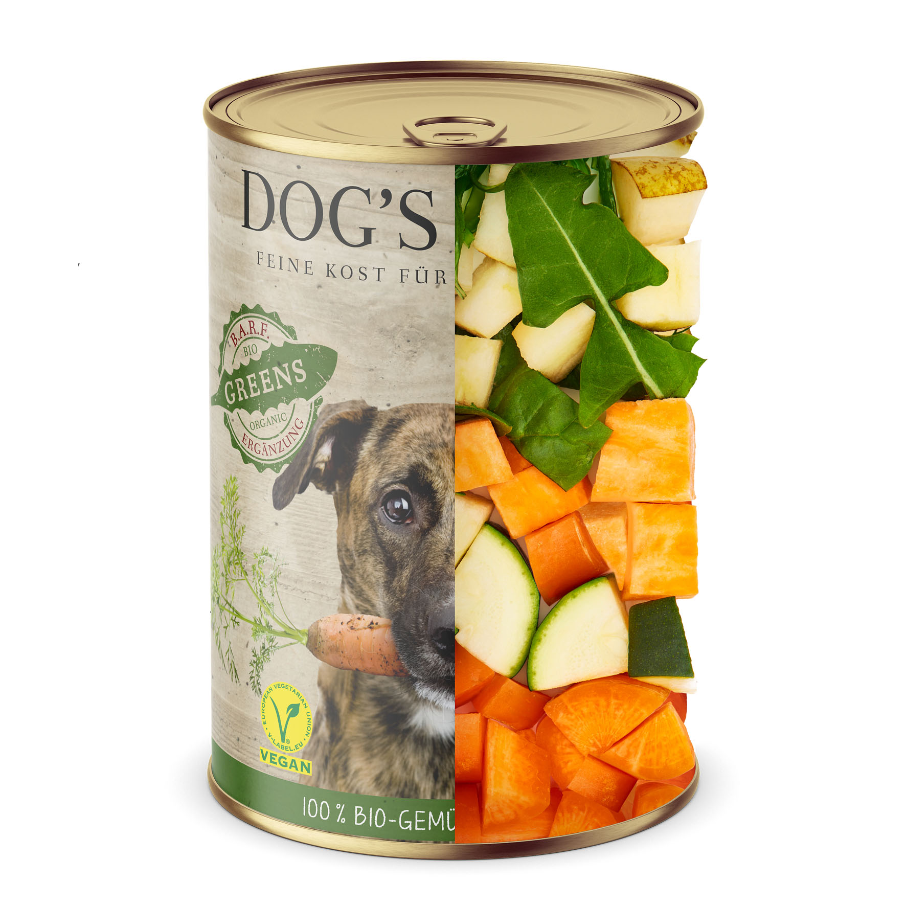 Dog‘s Love Bio Green végan – légumes & fruits 400g