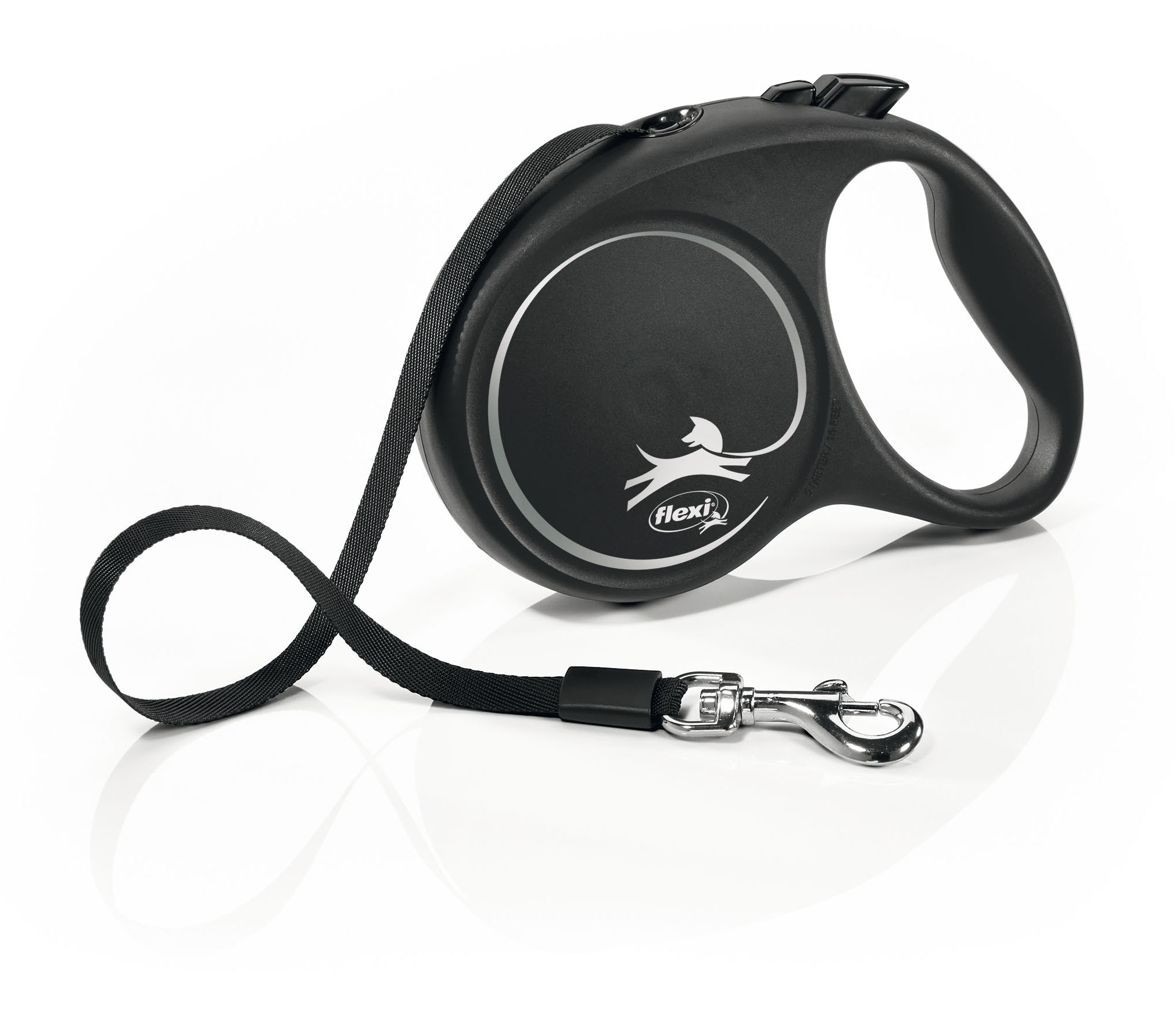 Flexi Black Design, Seil, silber, Grösse M 	  