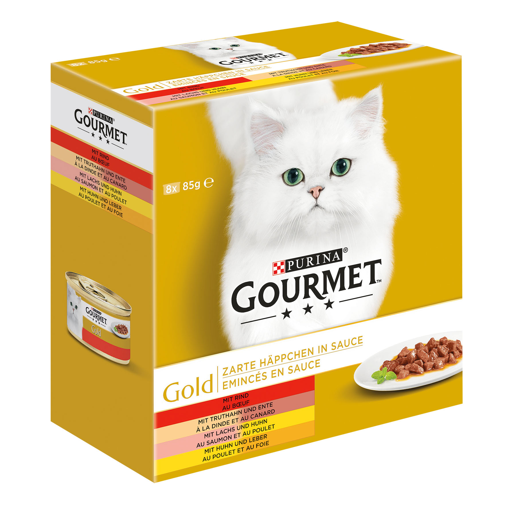 Purina Gourmet Gold Zarte Häppchen, 8x85g
