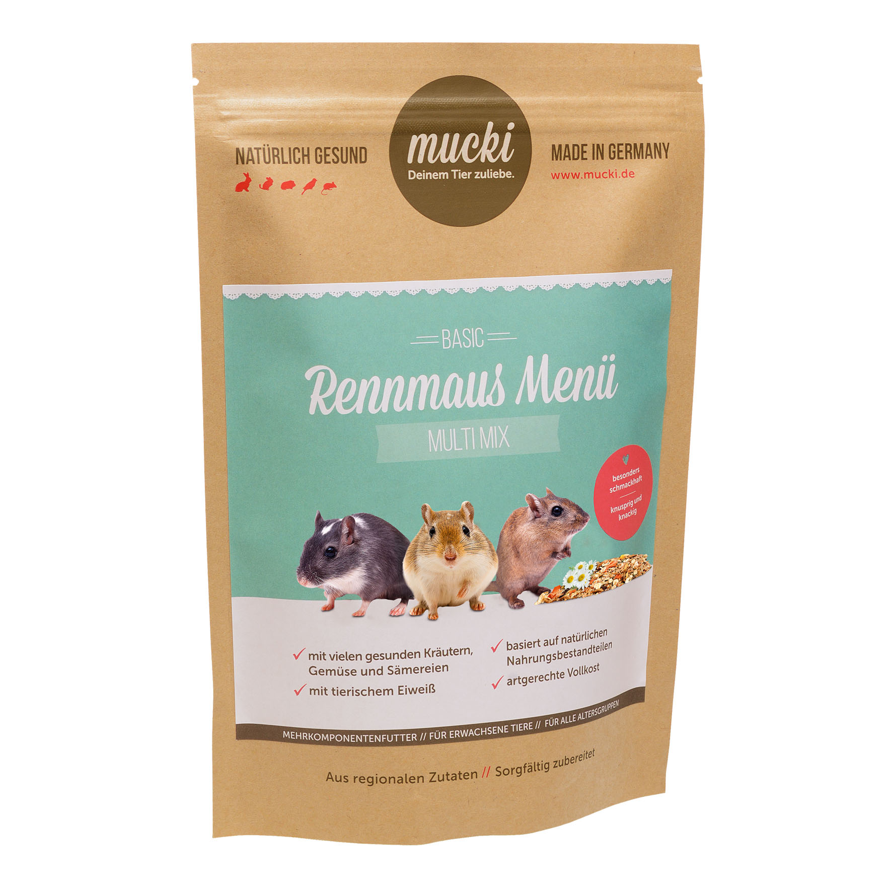 Mucki Rennmäuse Menü Multi Mix 400g