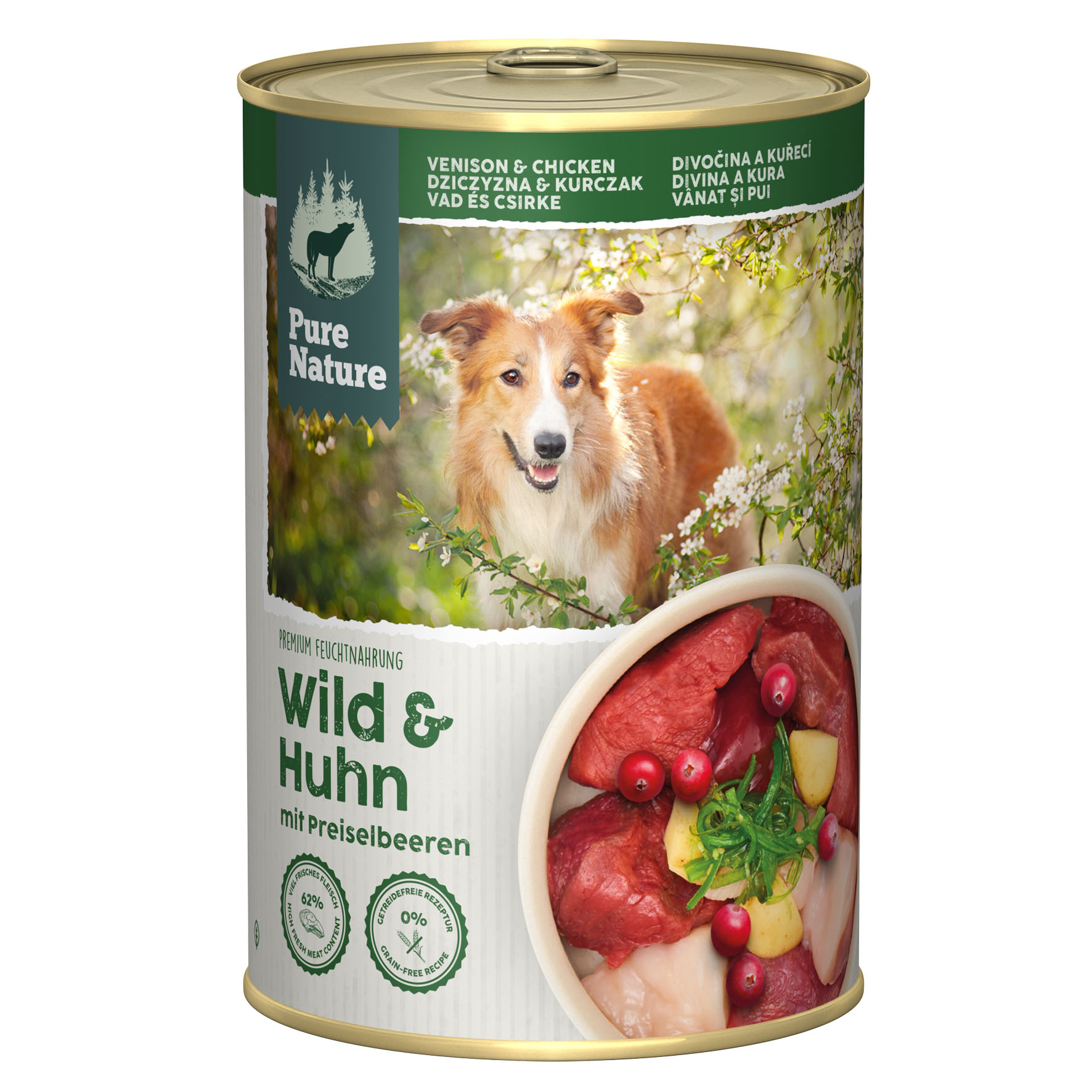 PureNature Wild und Huhn mit Preiselbeeren, 400g