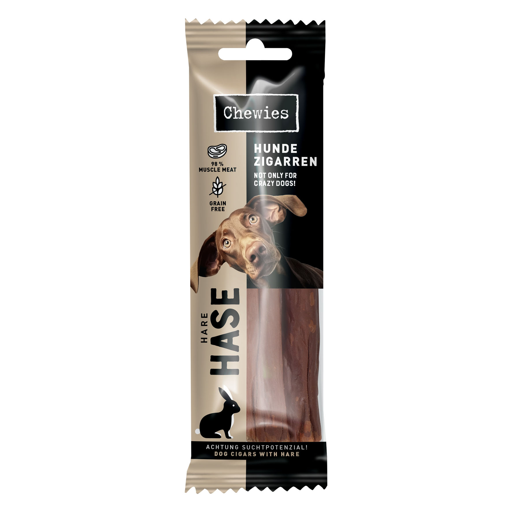 Chewies cigares pour chiens lapin 75g