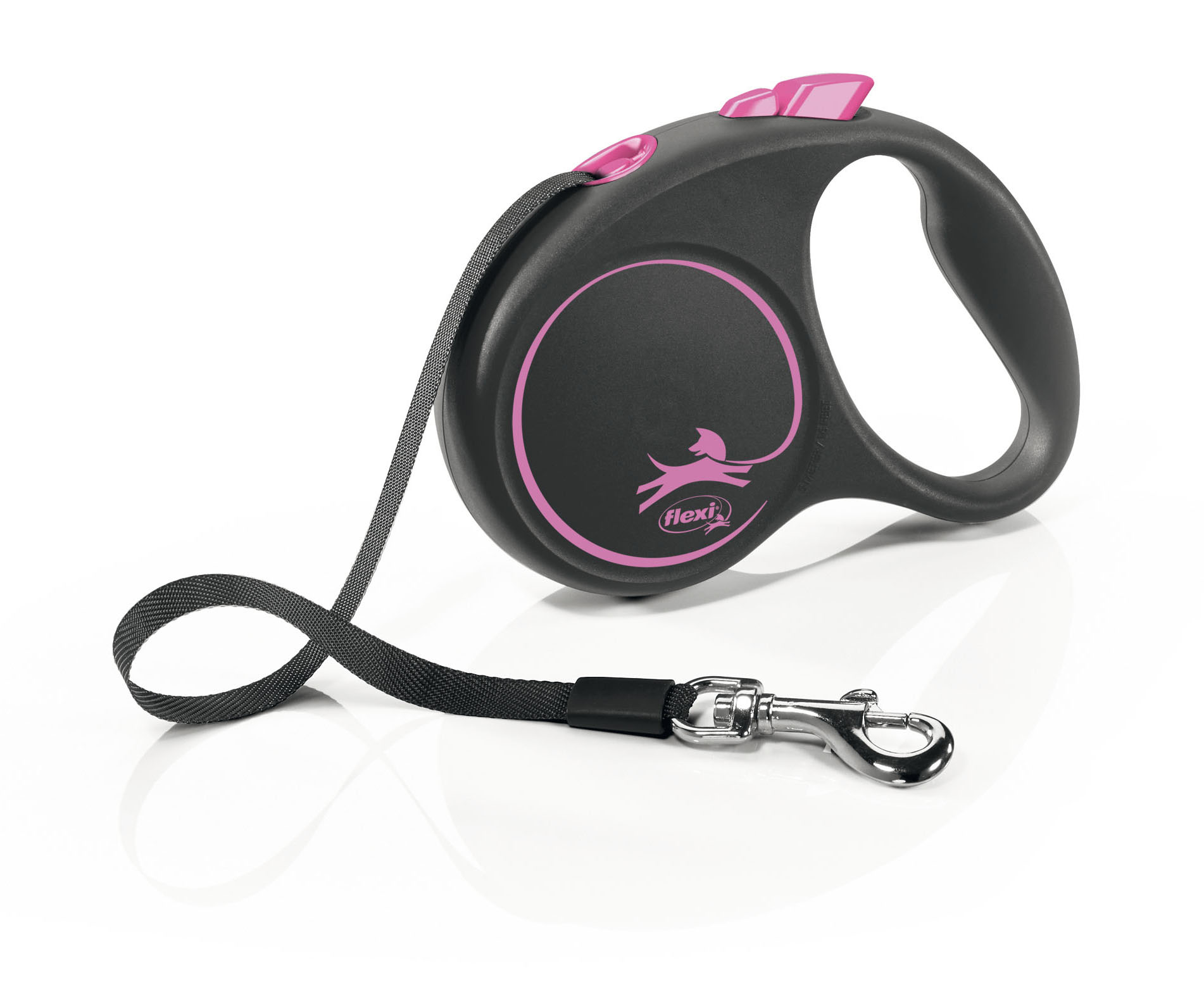 Flexi Black Design, Seil, pink, Grösse M