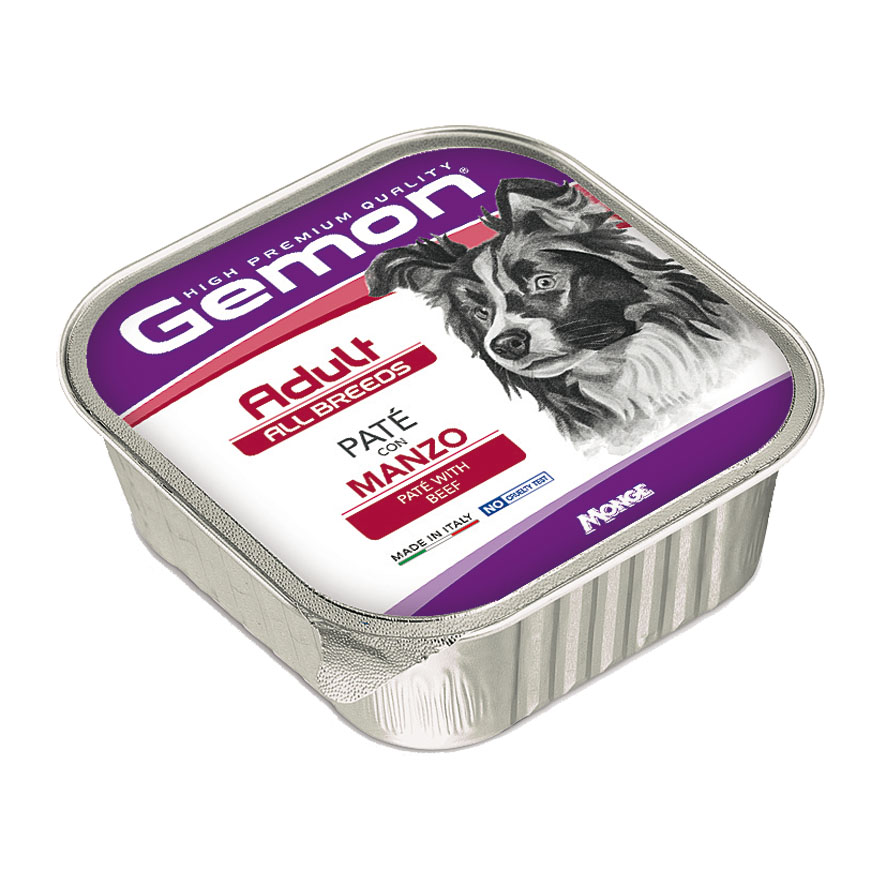 Gemon Dog Adult Bœuf, 150g