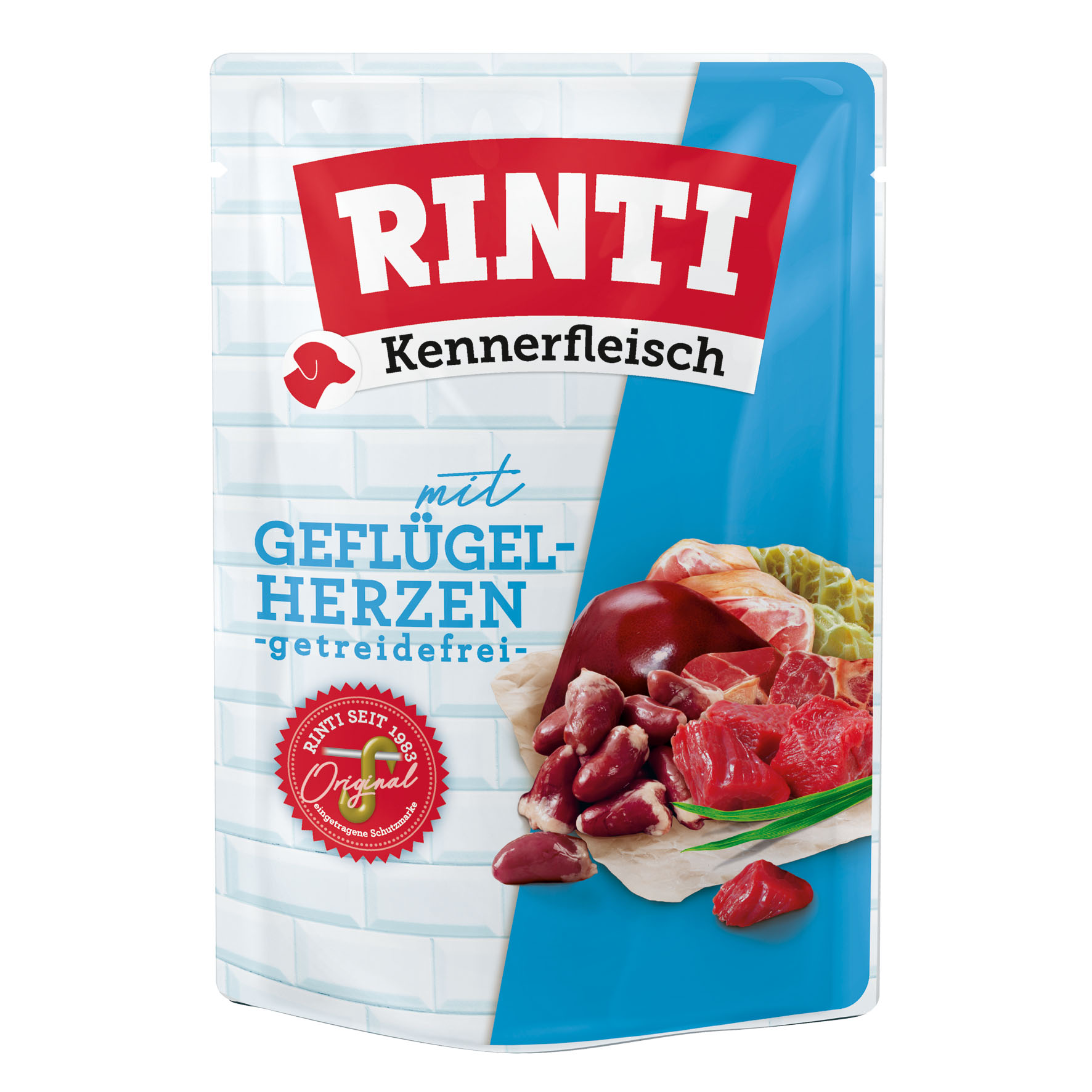 Rinti Kennerfleisch Geflügelherzen, 400g