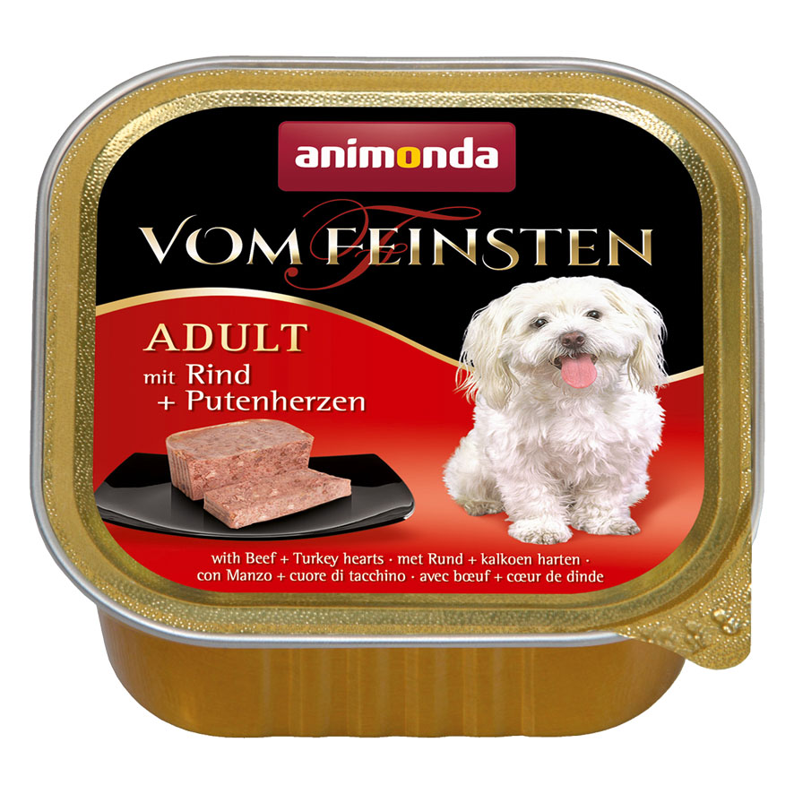 animonda Vom Feinsten, Adult Classic, Rind & Putenherzen 150g