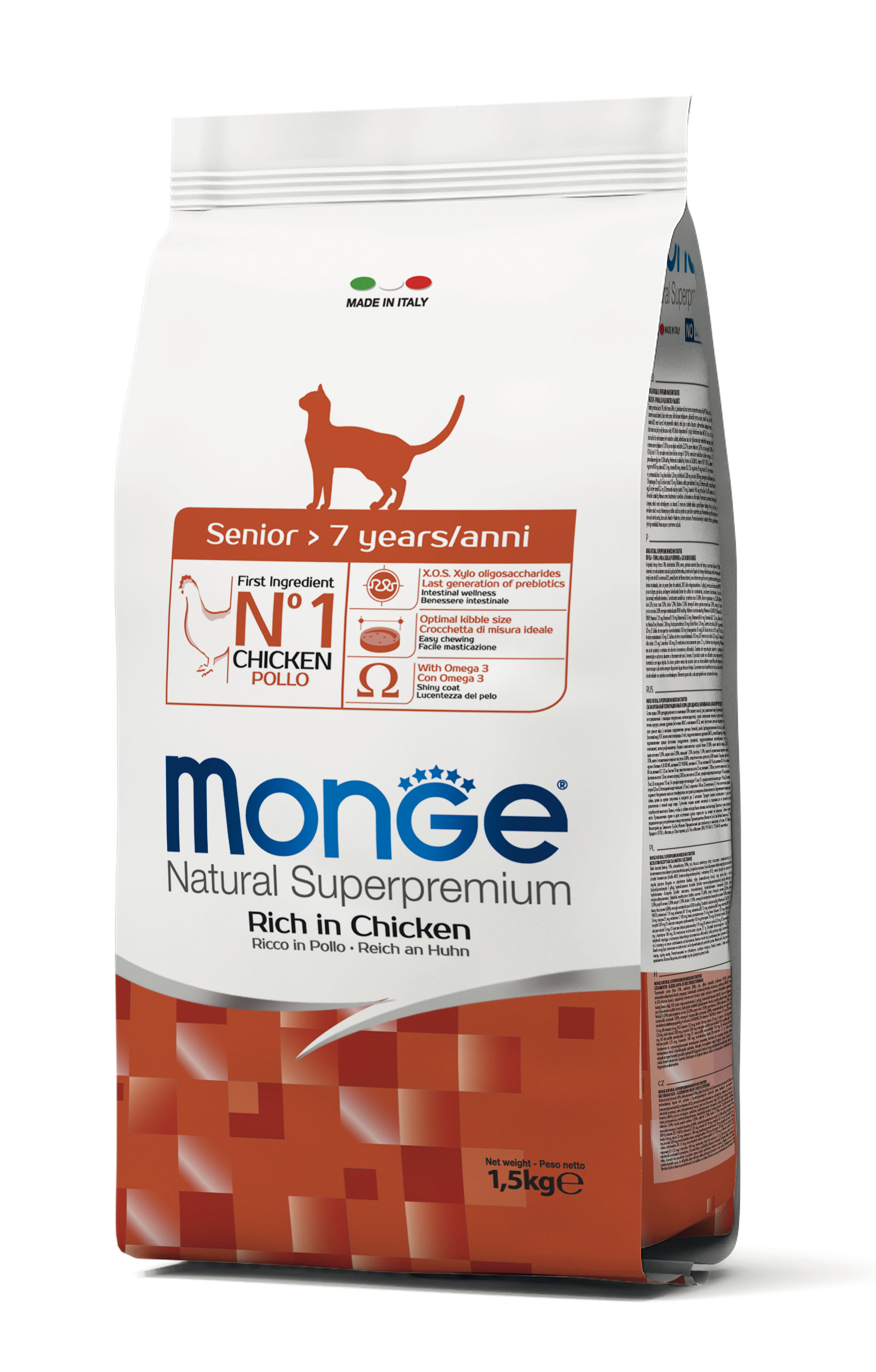 Monge Katze Senior Huhn 1.5kg