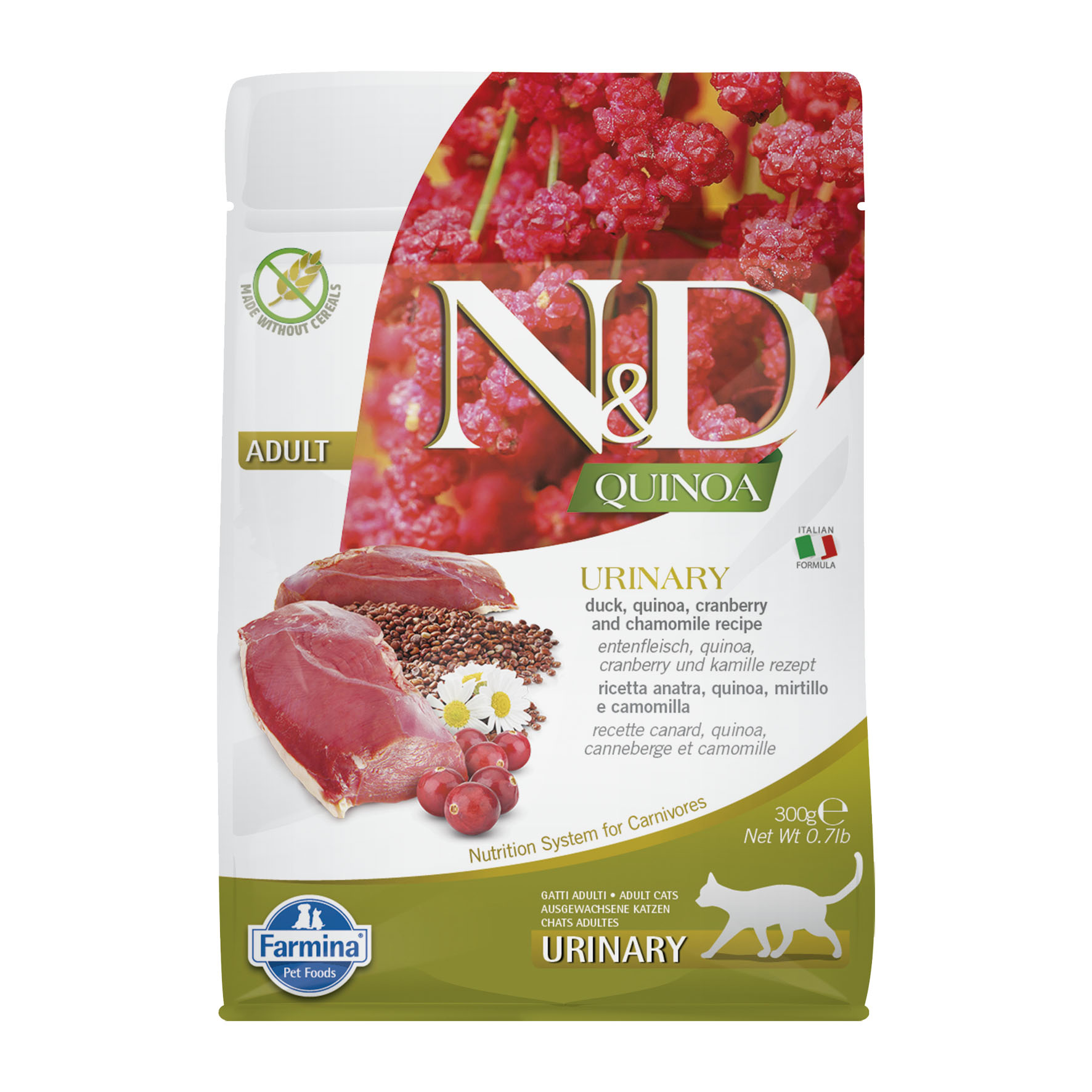 Farmina Cat Quinoa Urinary Ente & Cranberry ADULT, 300g