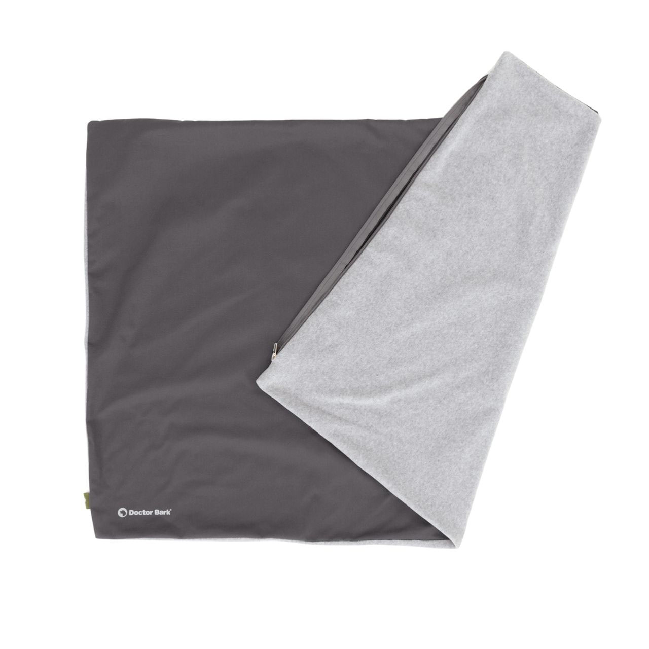 DoctorBark Wechselbezug für Country-Kissen GreenLabel grau M, 84x57cm