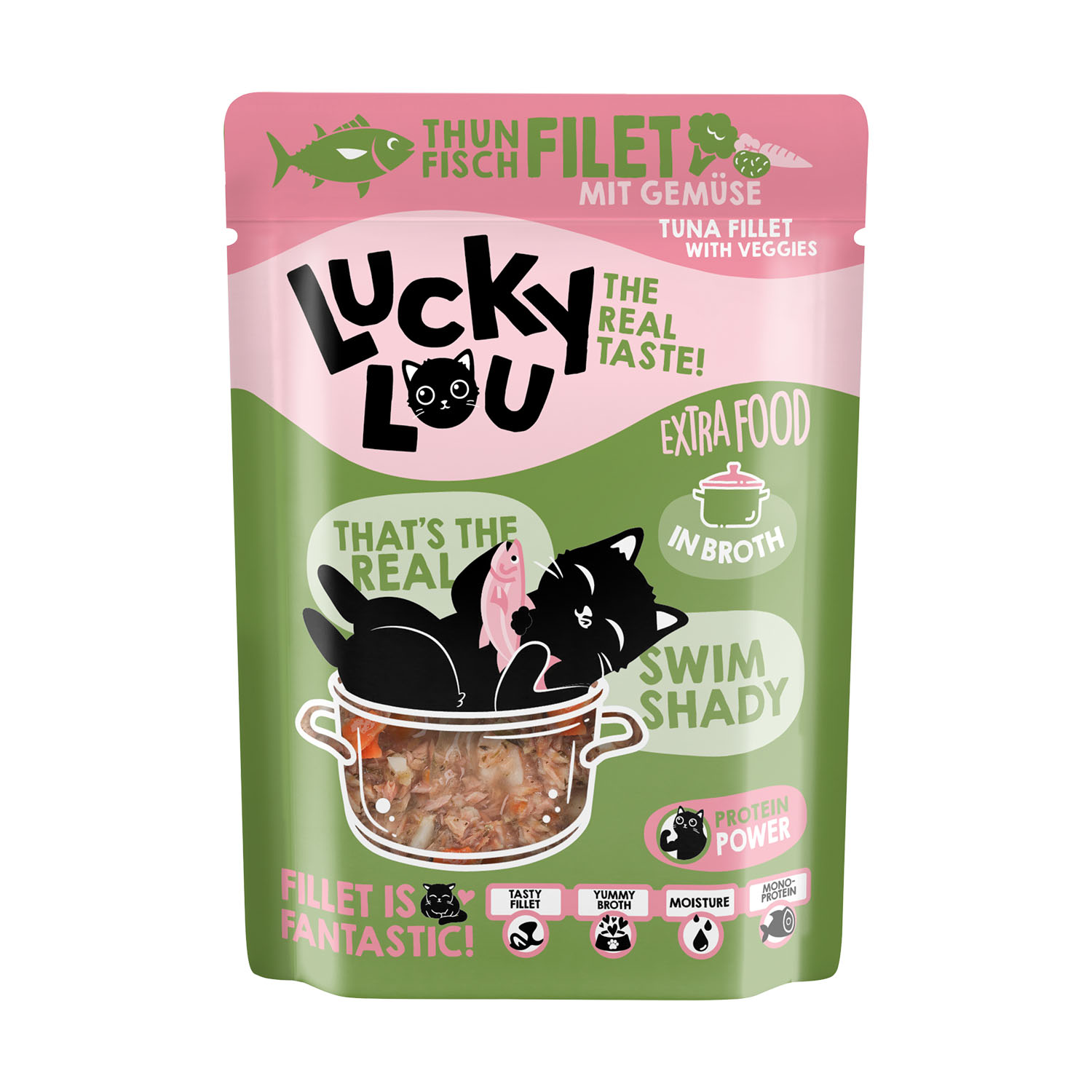 Lucky Lou Thunfisch & Gemüse in Brühe 70g