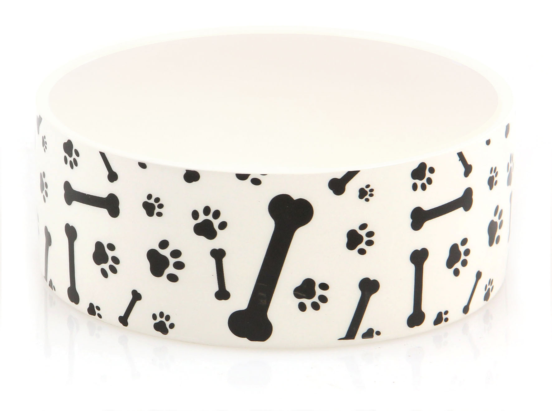 swisspet écuelle en céramique BONES & PAWS, M ø 15.1x6cm, 500ml