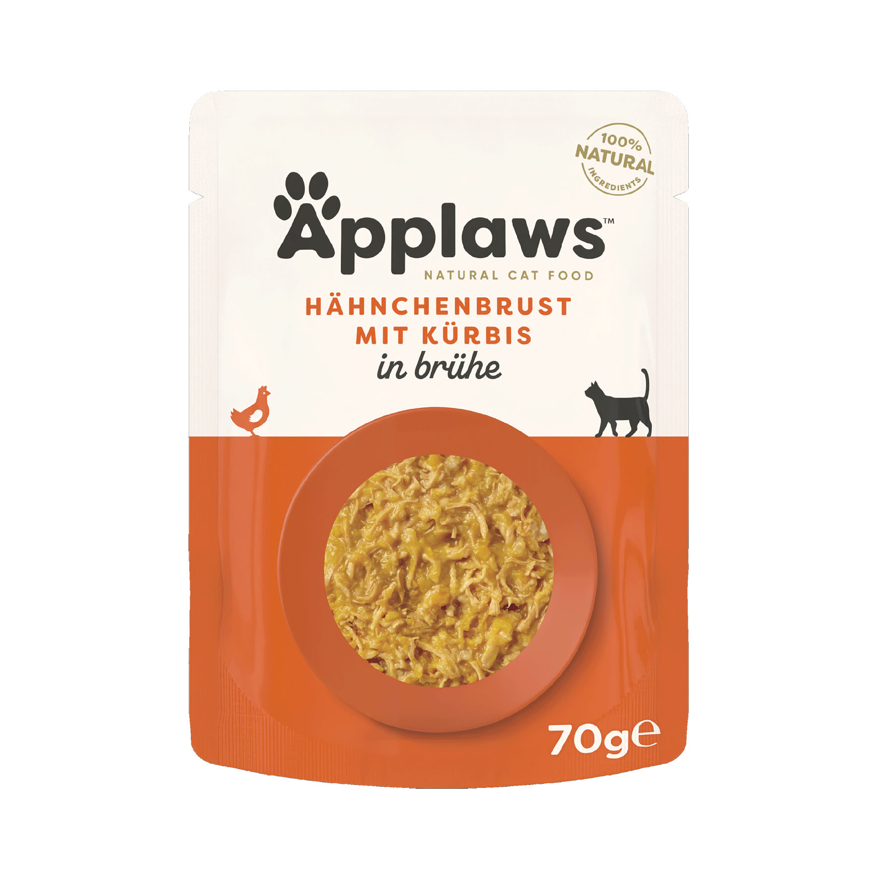 APPLAWS HÄHNCHENBRUST MIT KÜRBIS IN BRÜHE, 70g 