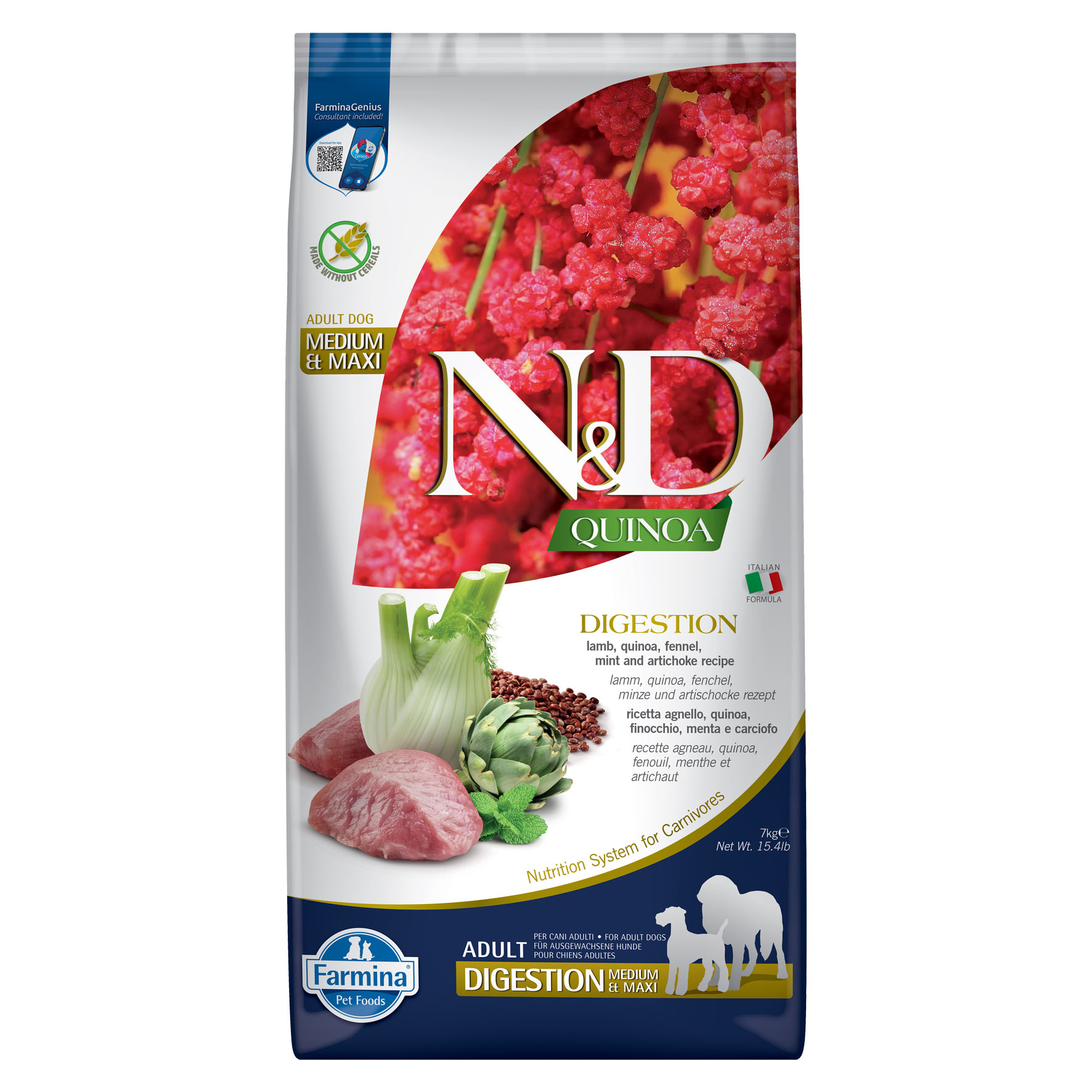 Farmina Med/Maxi Dog Digestion Lamm 7kg