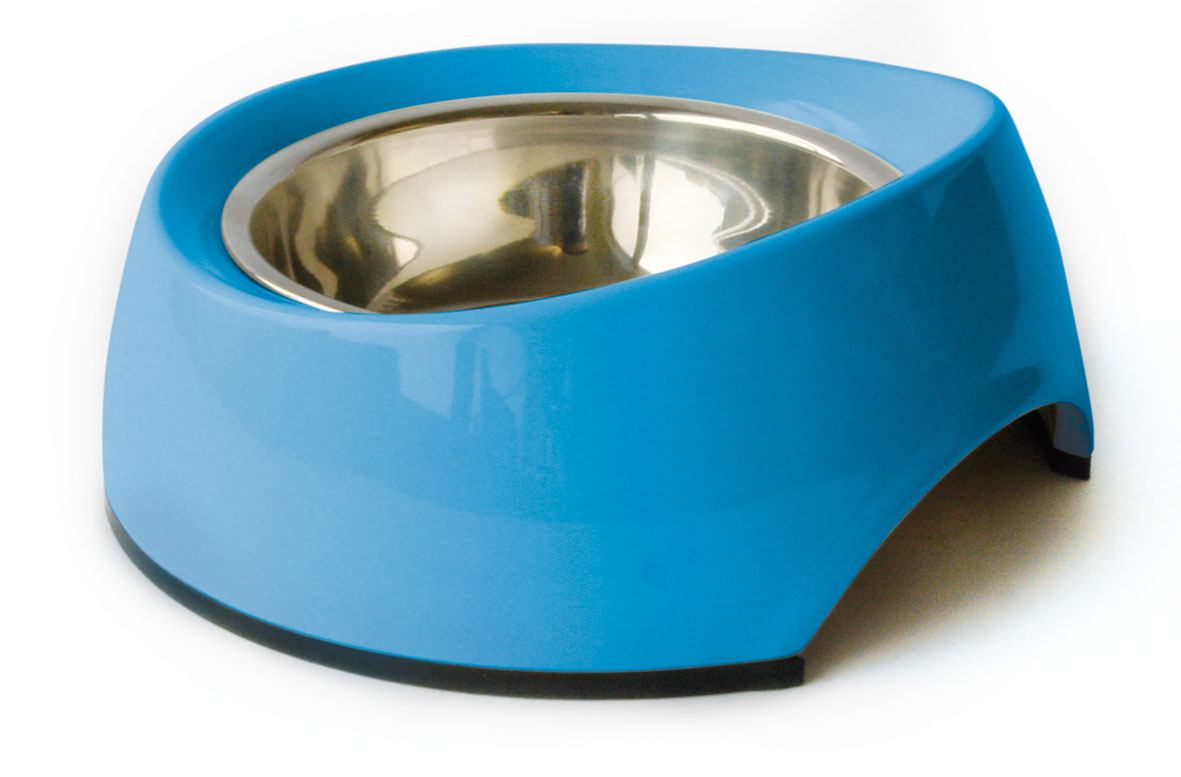 swisspet Melamin Napf mit hohem Rand, blau