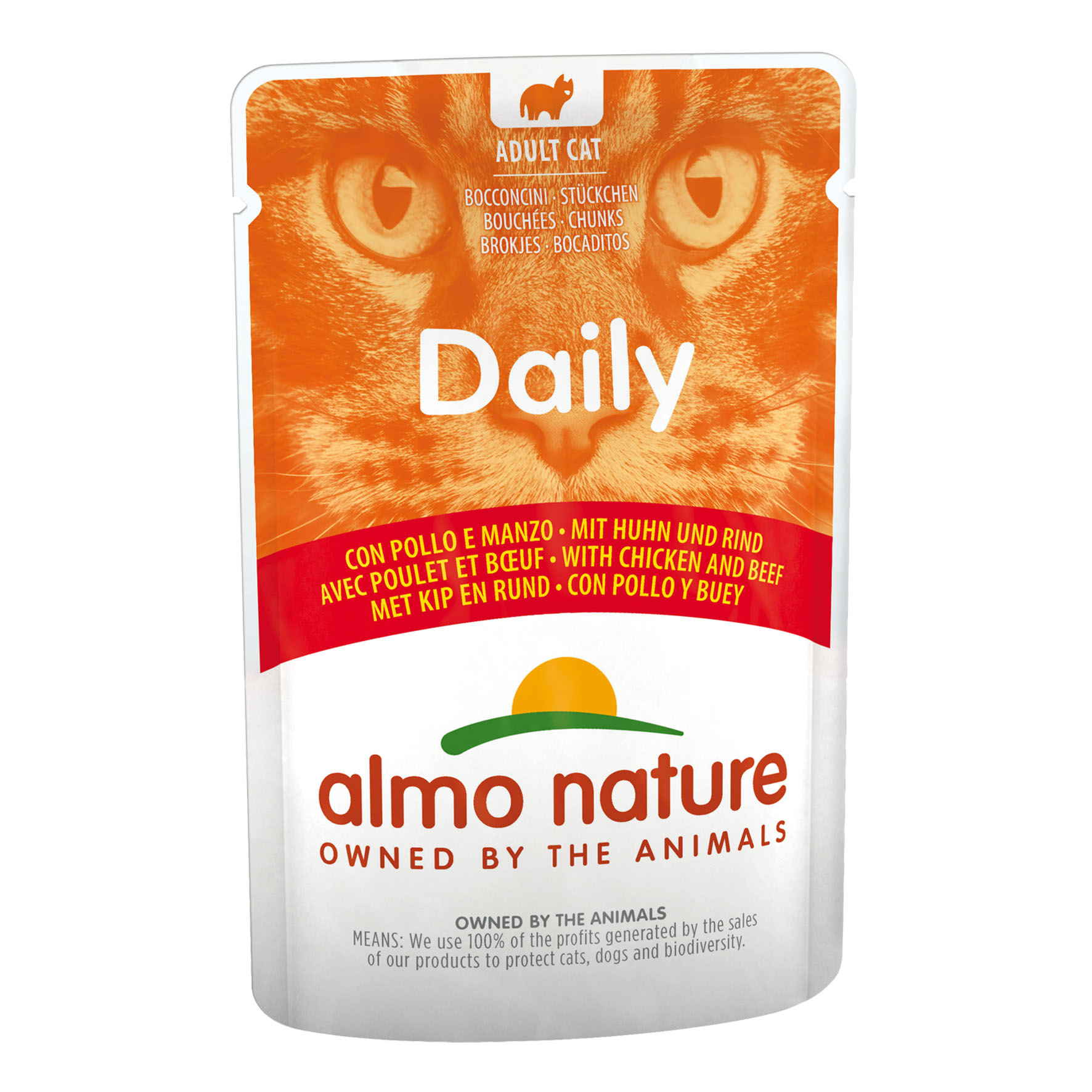 Almo Daily Adult poulet & boeuf 70g