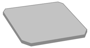 swisspet Tablette, 37x37x2cm
