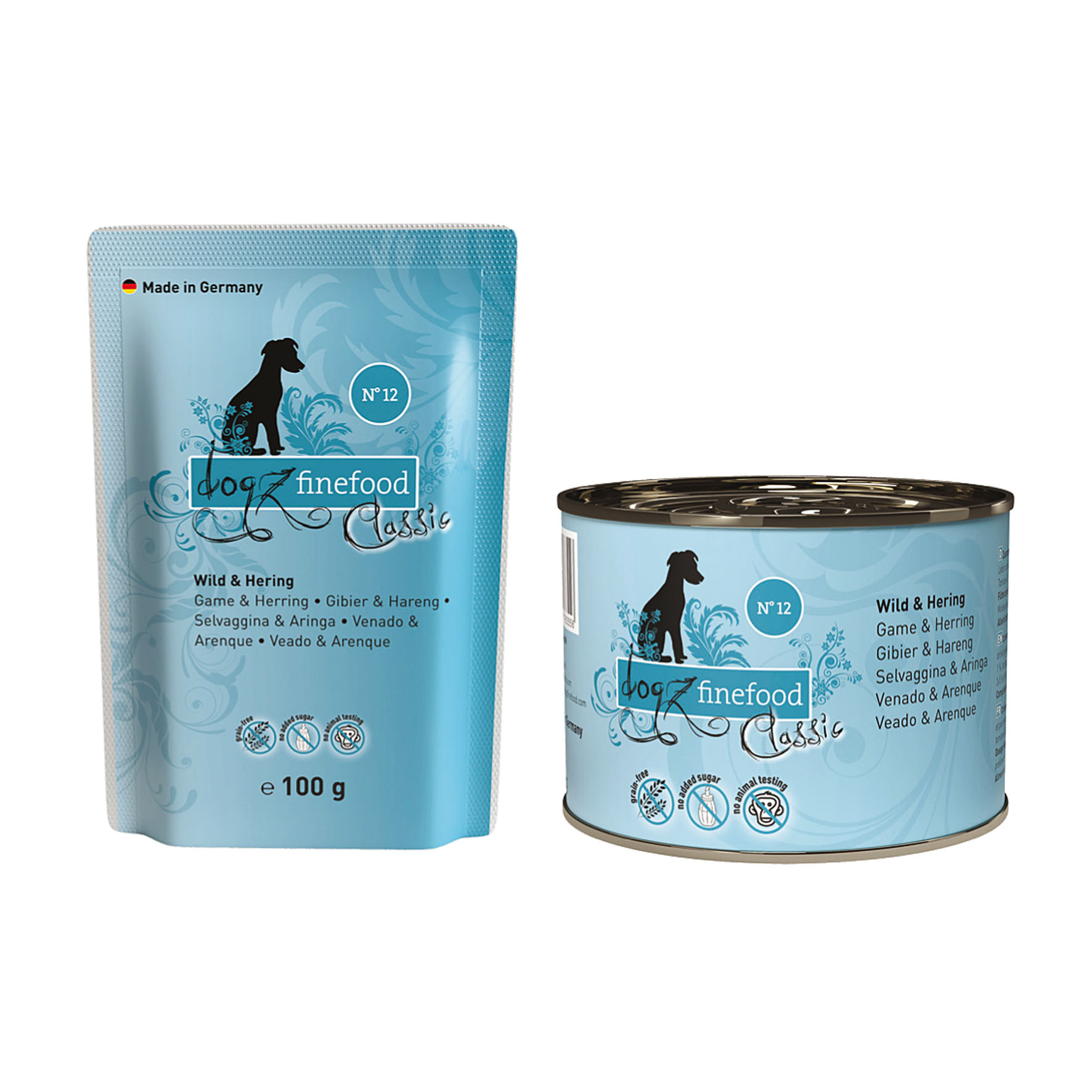 Dogz Finefood No 12 selvatici e aringhe