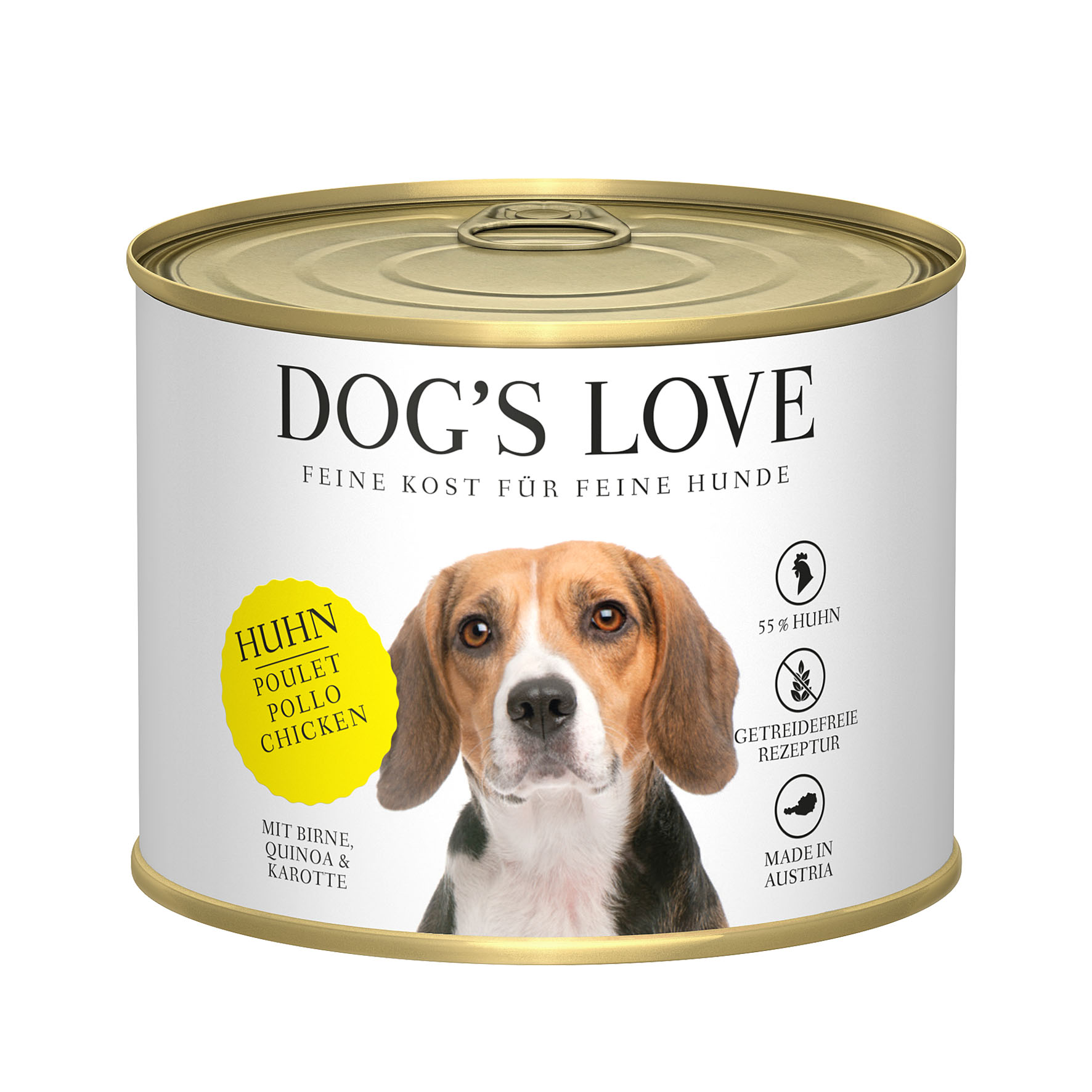 Dog‘s Love Classic Adult Huhn, Birne, Quinoa & Karotte, 200g