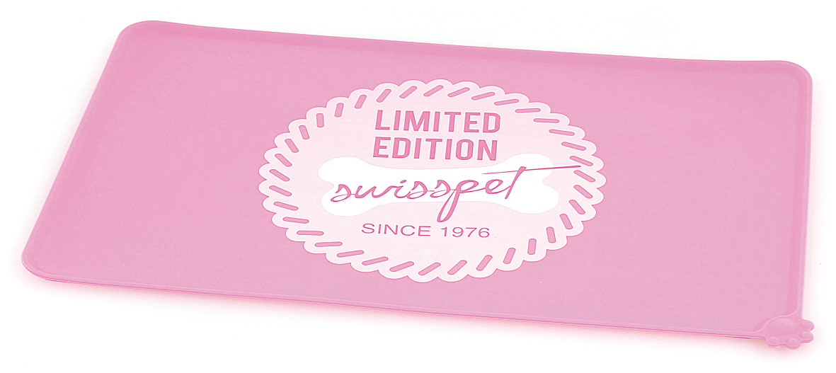 swisspet tapis sous écuelle en silicone Alina, rose