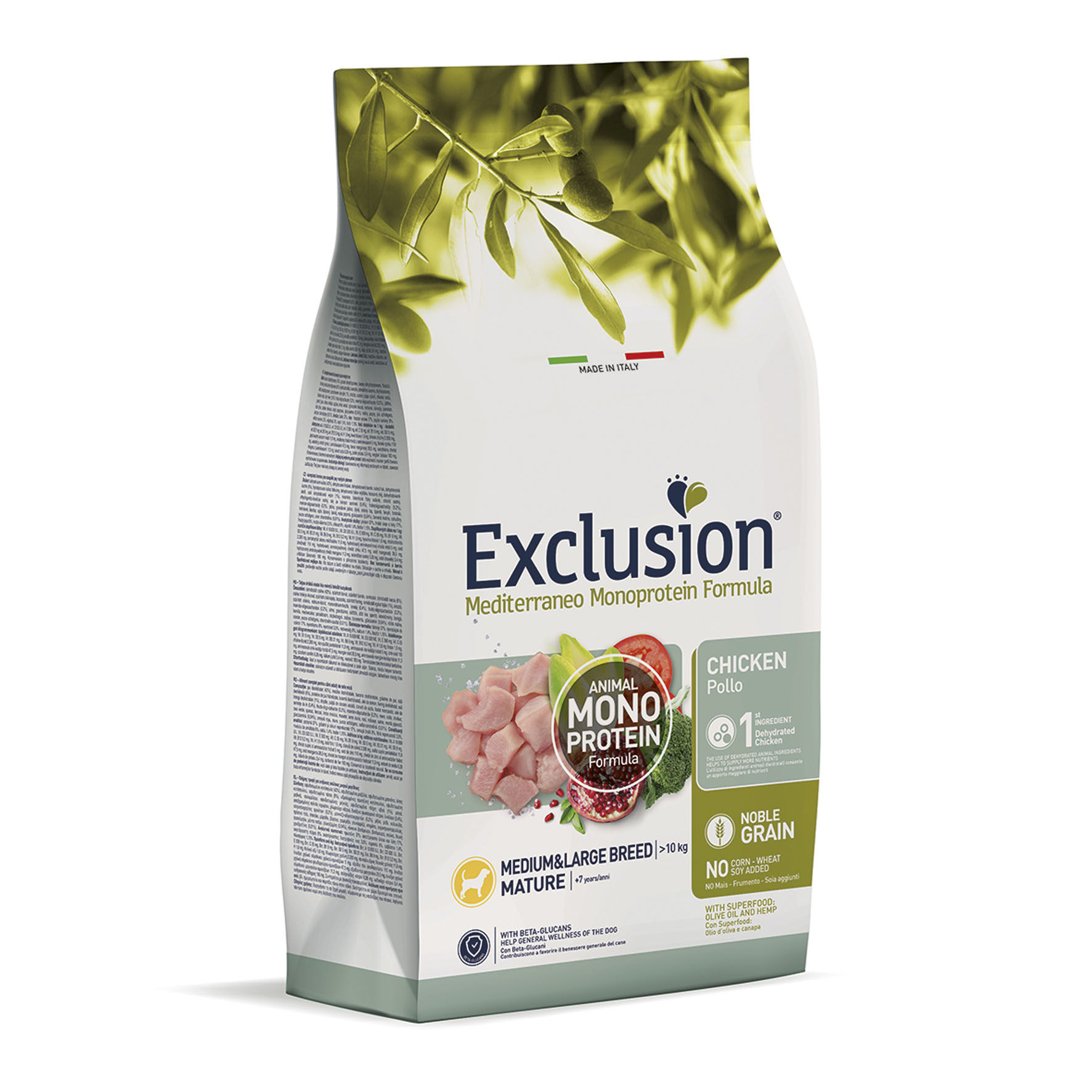 Exclusion Mediterraneo Mature Adult Medium & Large, Chicken