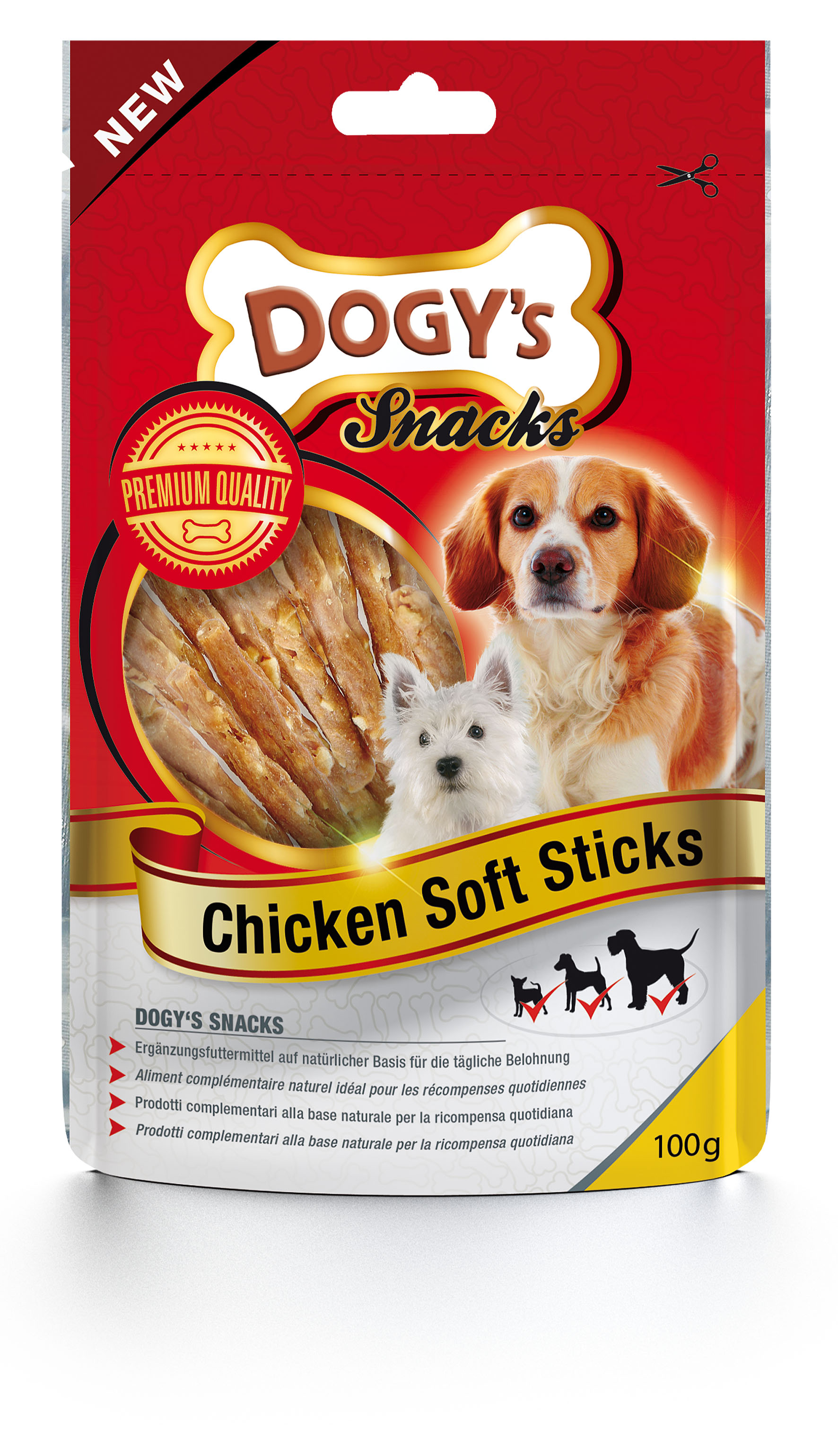 Dogy's Chicken Soft Sticks per cani Snack per cani