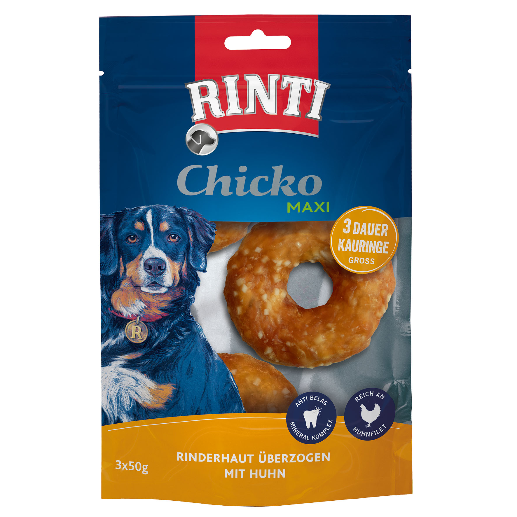 Rinti Chicko MAXI Dauer-Kauringe, 150g