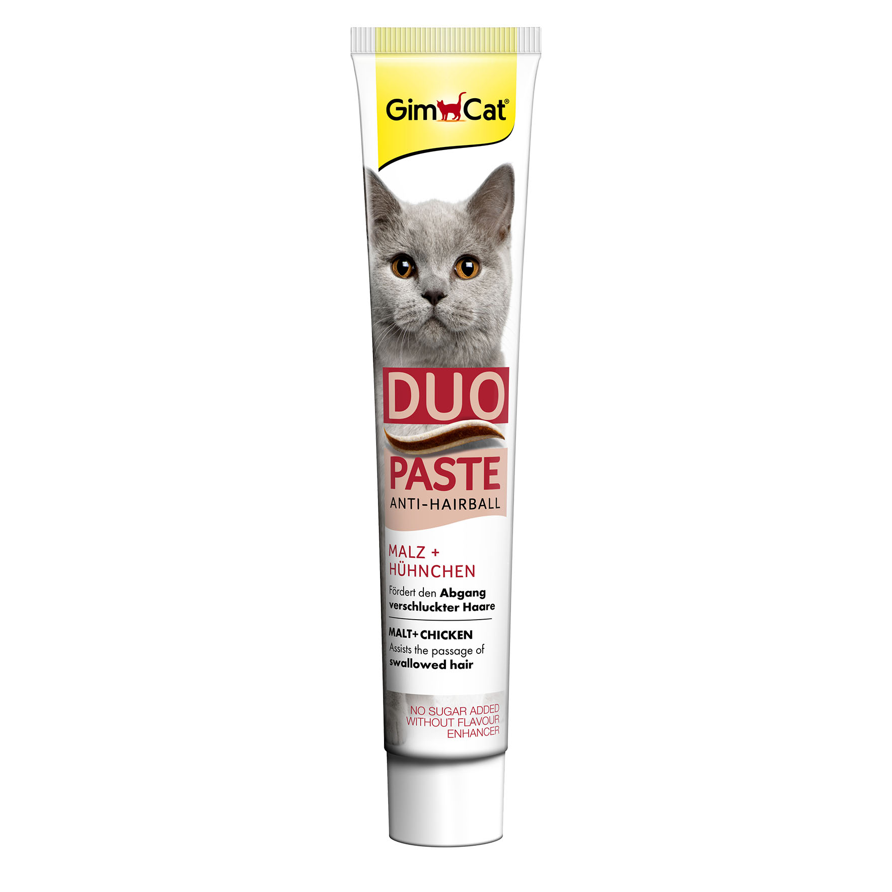 GimCat pâte duo anti-boules de poils malt et fromage, 50g