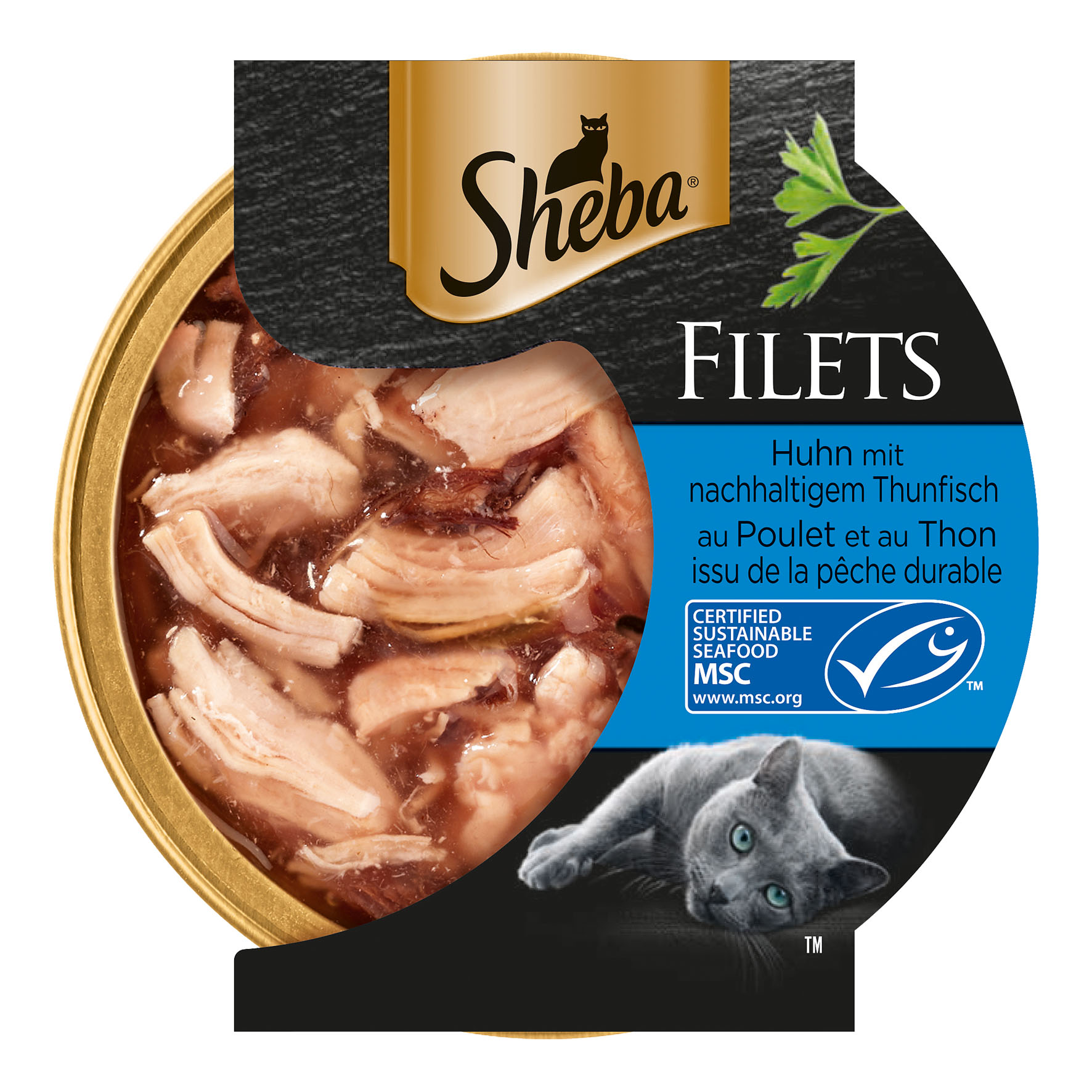 Sheba Filets Huhn & Thunfisch, 60g
