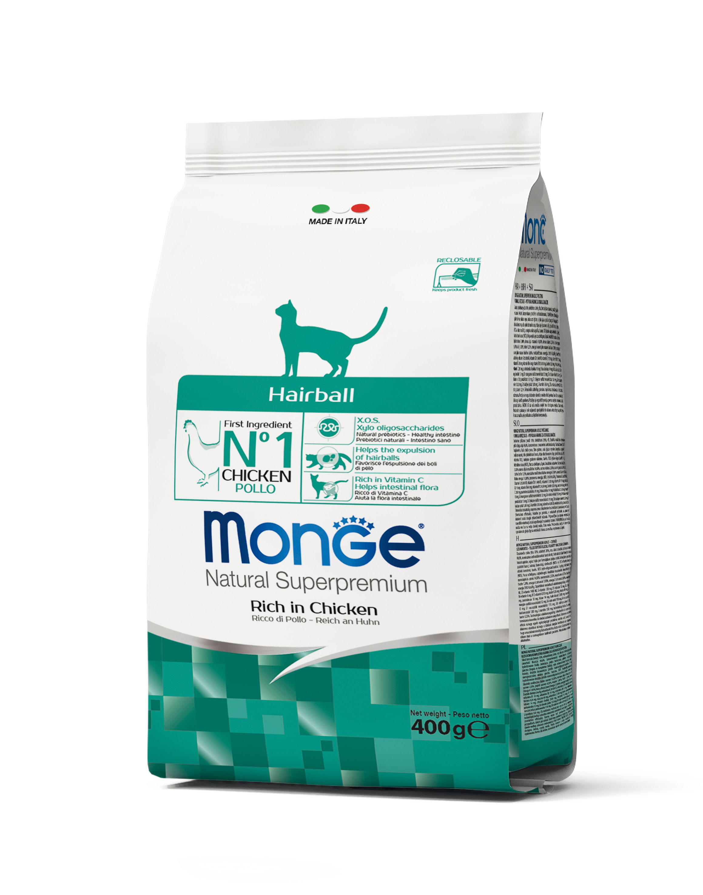 Monge Katze Hairball Huhn