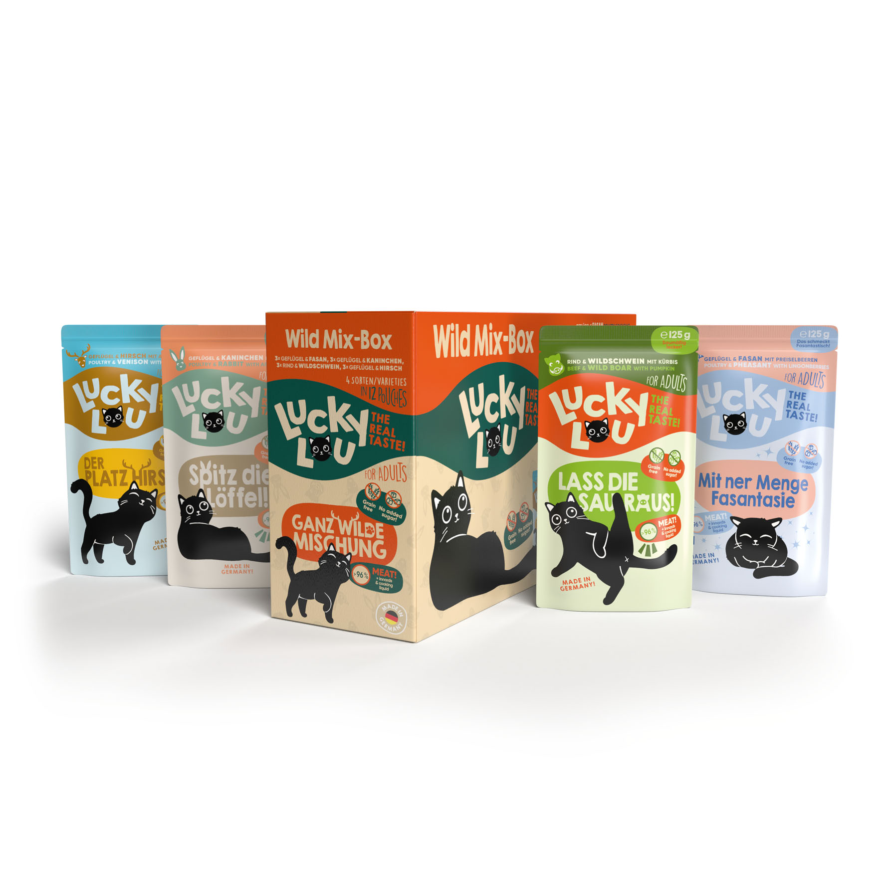 Lucky Lou Adult Wild-Mix 12x125g