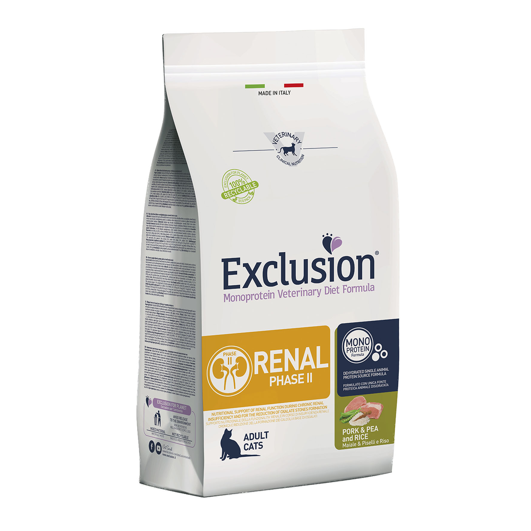 Exclusion Cat VET RENAL PHASE 2 Pork 1,5kg