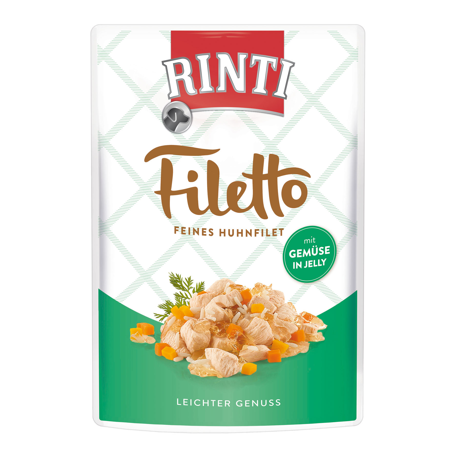 Rinti Filetto en gelée, poulet & légumes, 100g