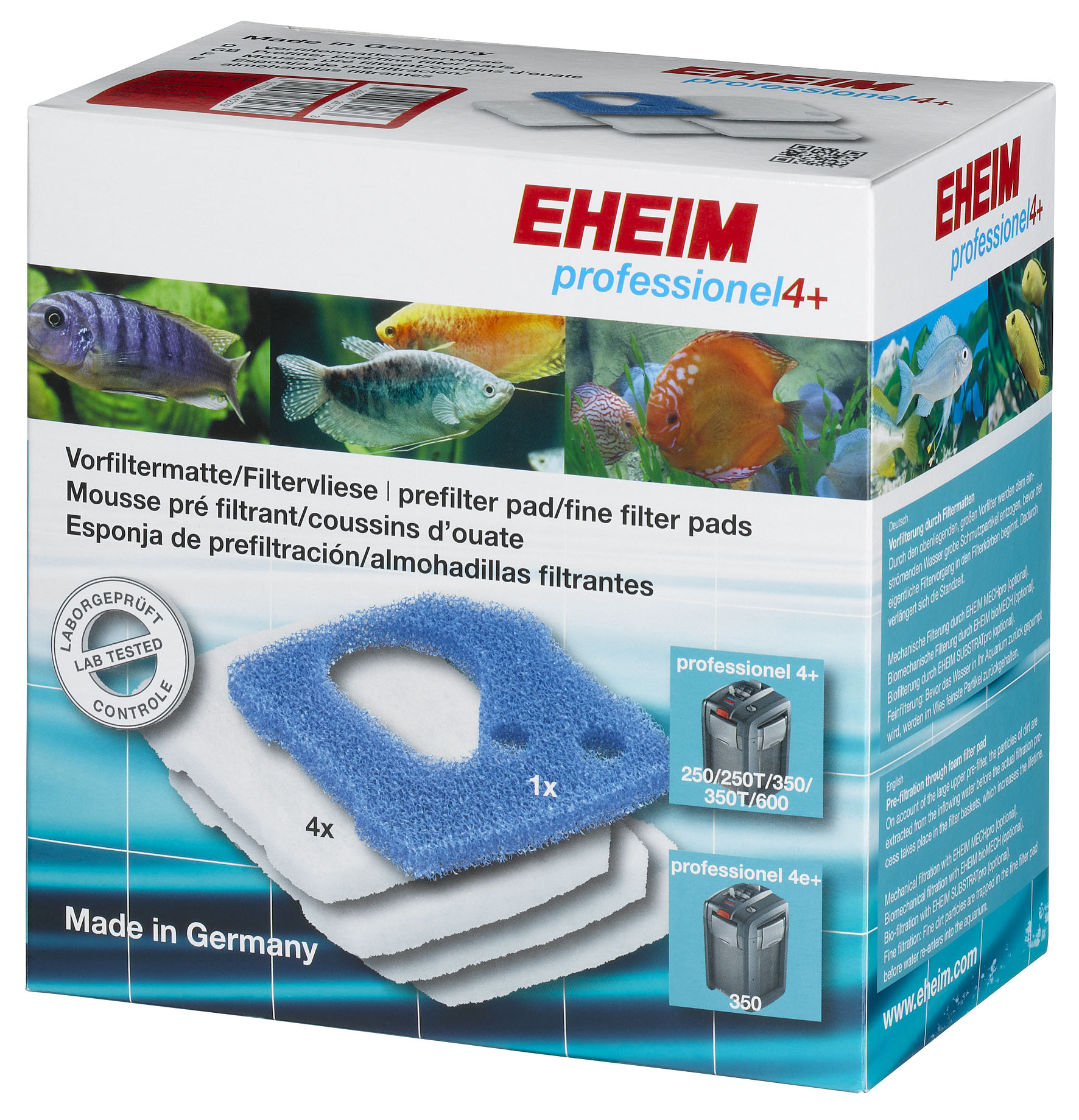 Filter-Set 1x Vorfiltermatte, 4x Filtervlies