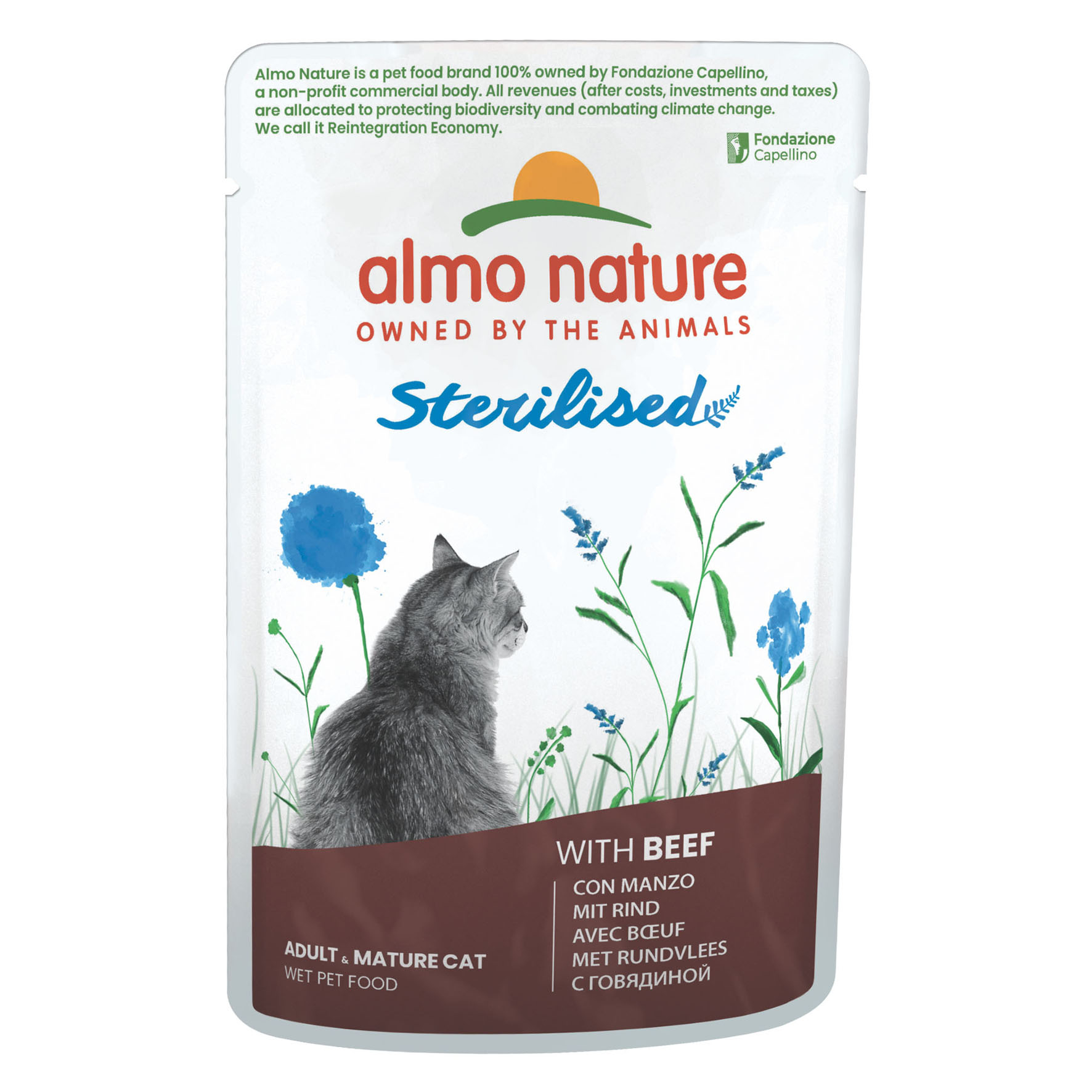 Almo Nature Holistic Sterilised au boeuf, 70g
