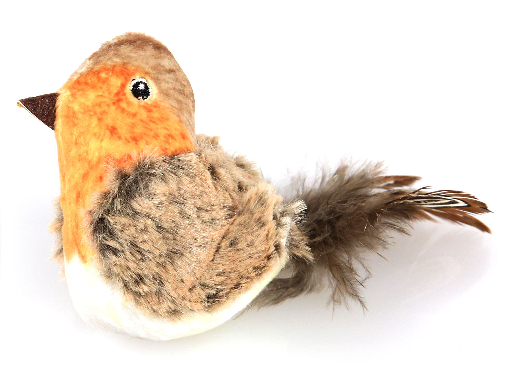 swisspet Jouet pour chat, oiseau en peluche avec son