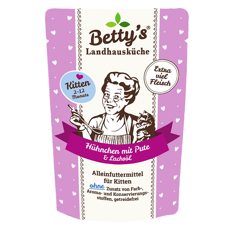 Betty's Landhausküche Kitten Huhn & Truthahn