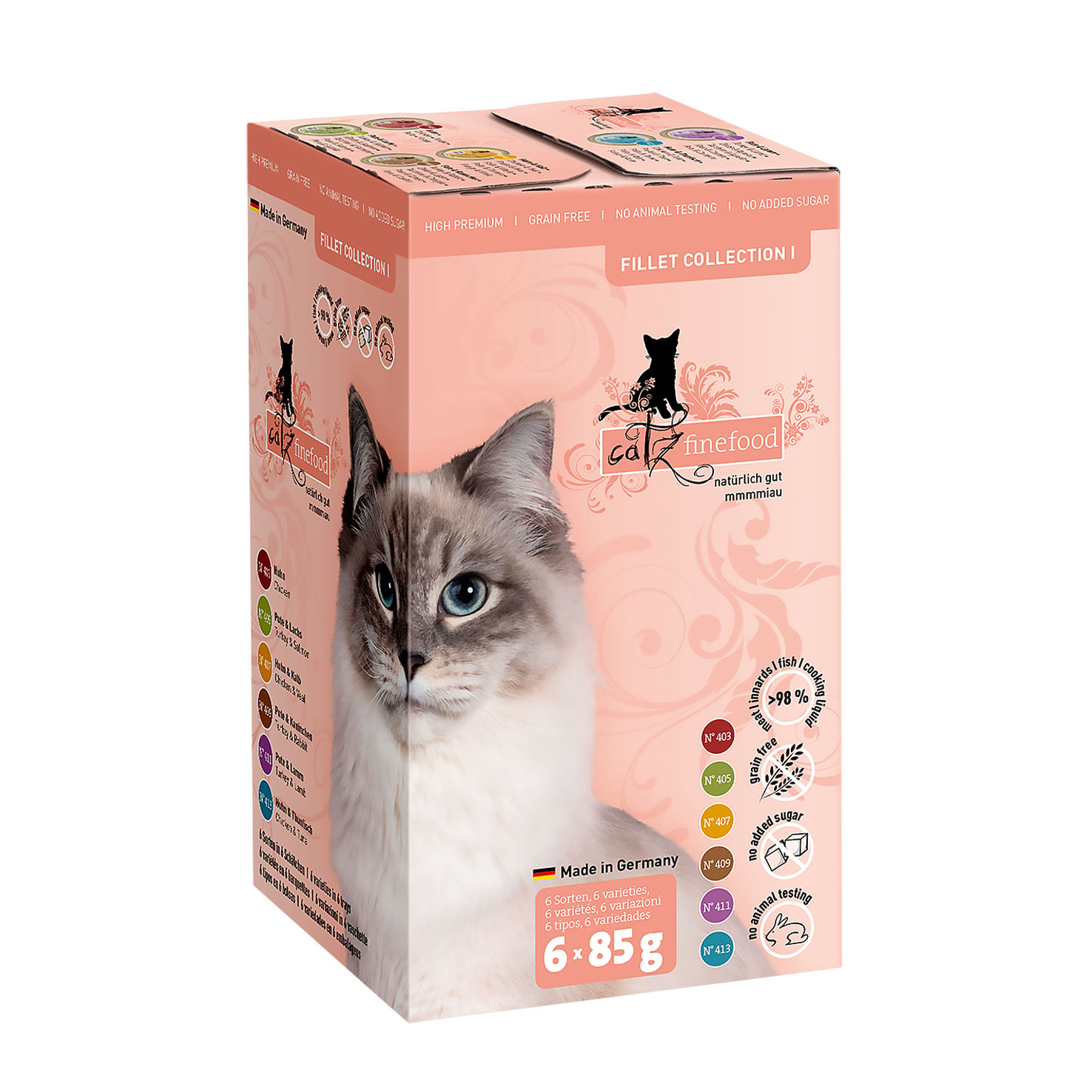 Catz finefood Fillets Multipack, 6x85g